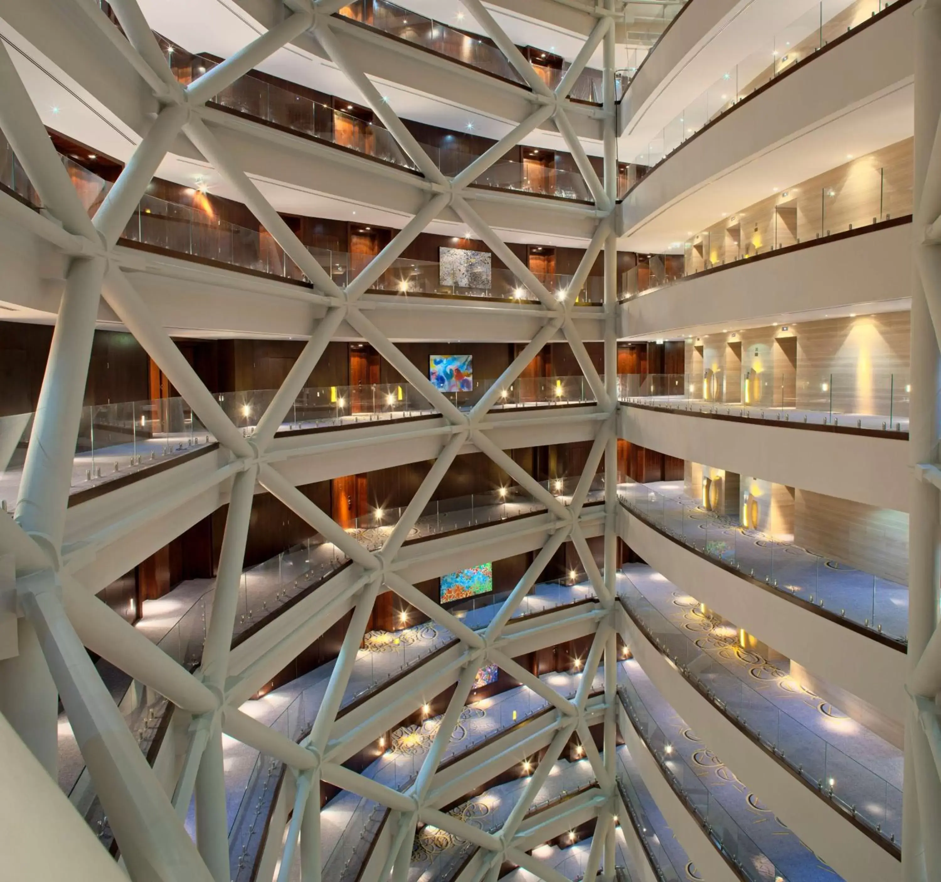 Lobby or reception, Drinks in Andaz Capital Gate Abu Dhabi - a concept by Hyatt