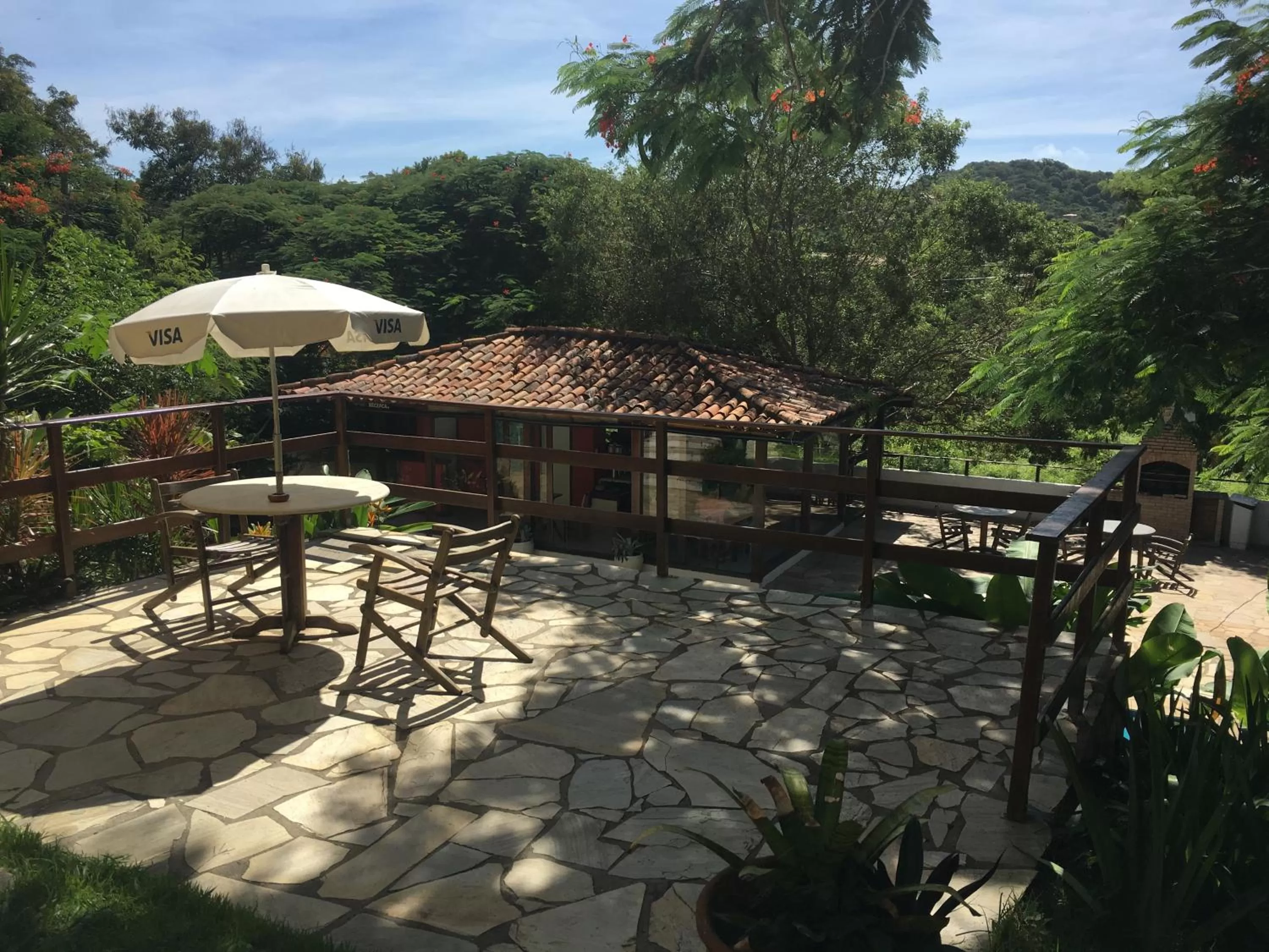 Garden in Pousada Saint Germain