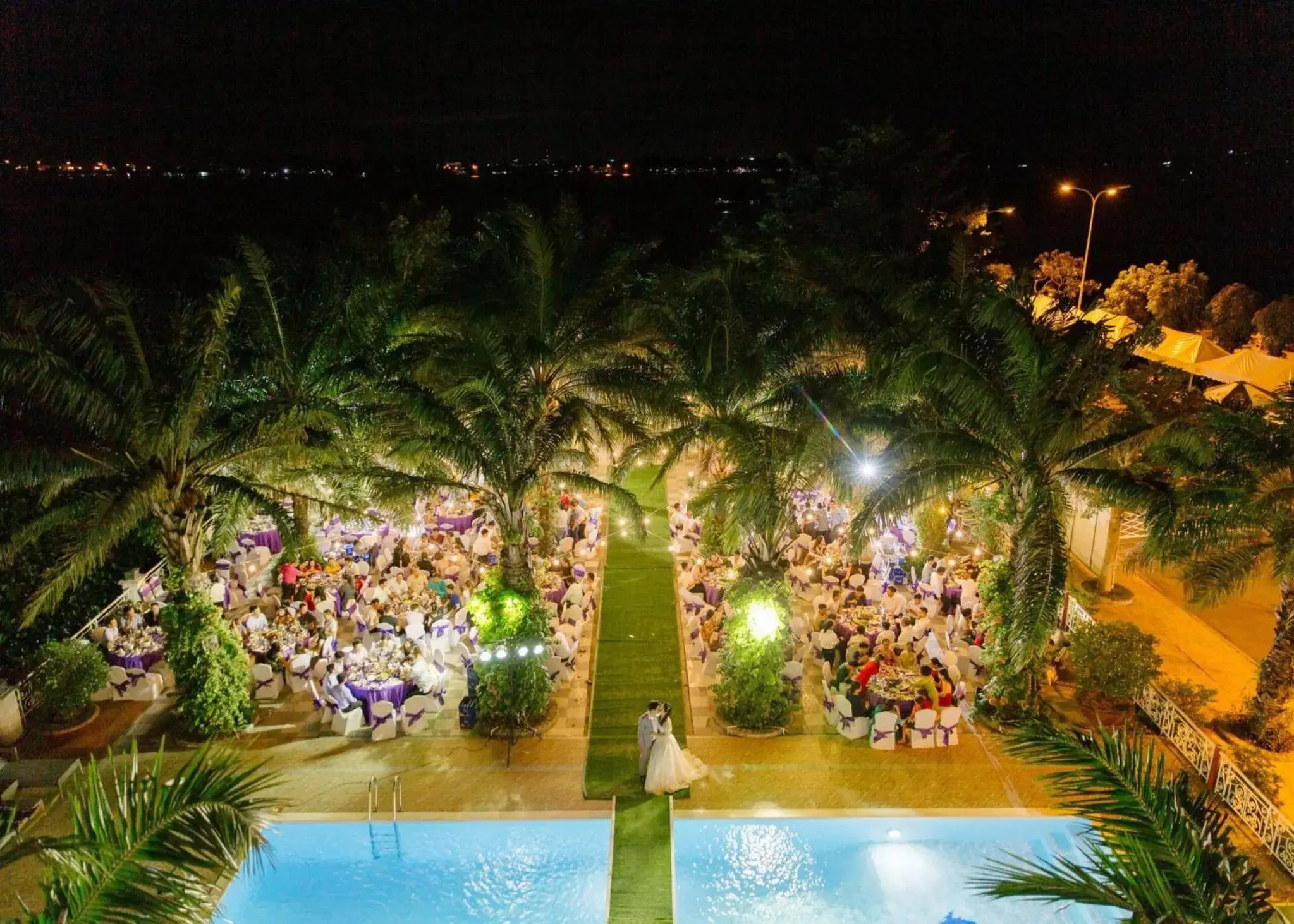 wedding, Bird's-eye View in Nesta Hotel Can Tho