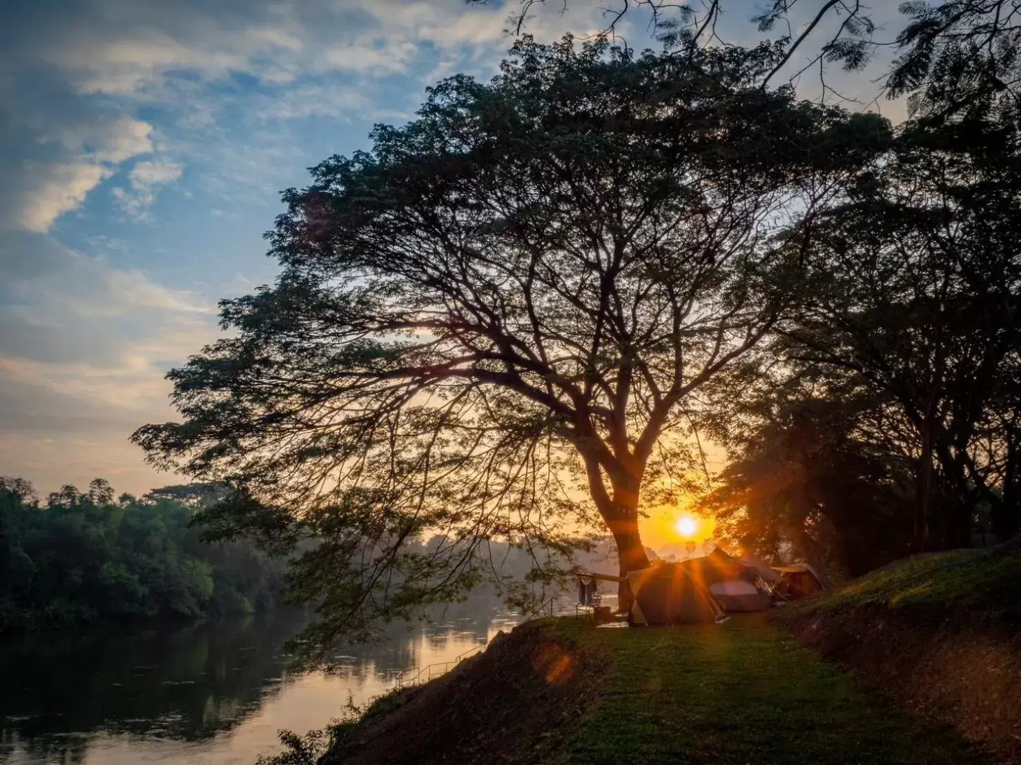 River view, Sunrise/Sunset in The Legacy River Kwai Resort
