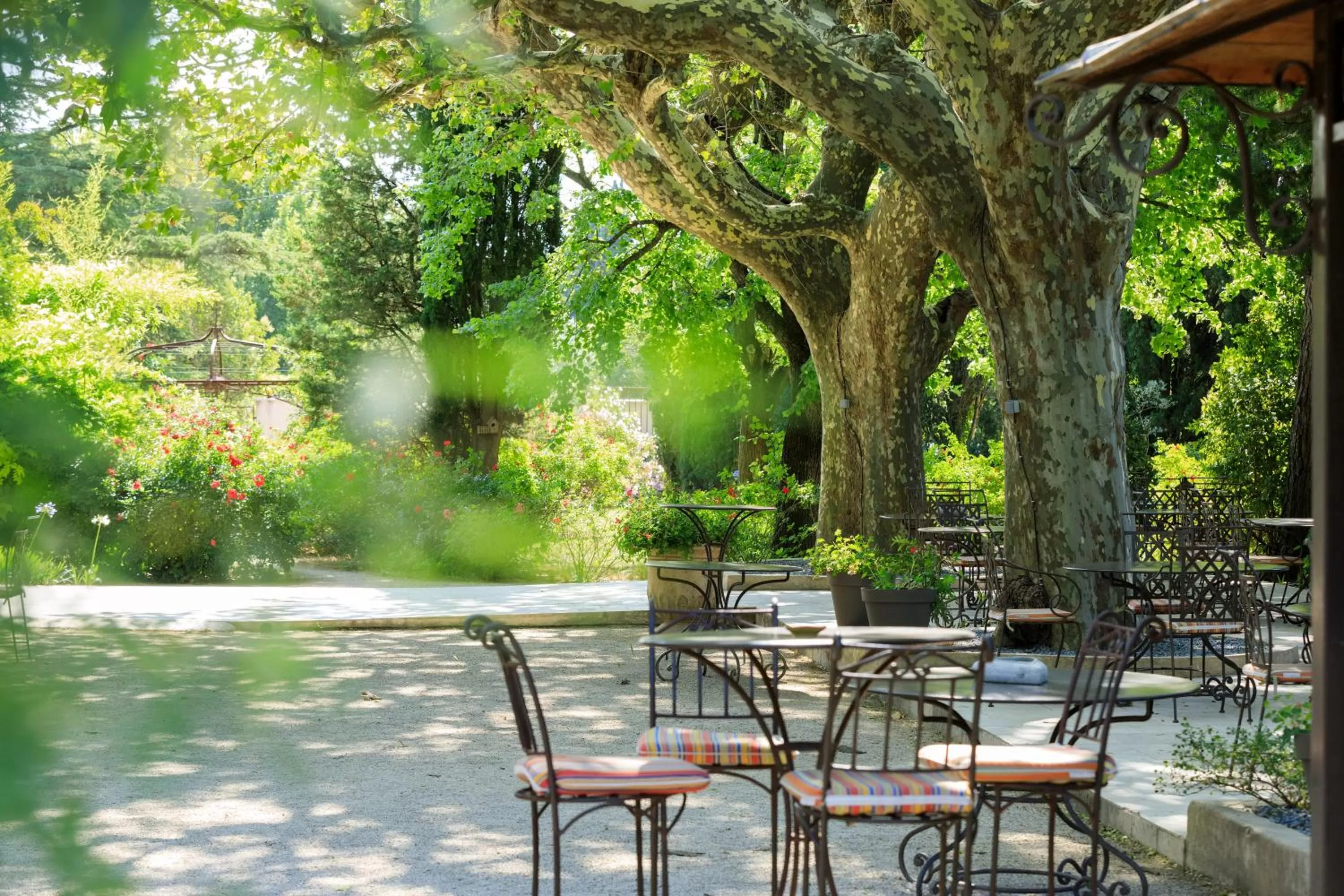 Patio in Hôtel Mas Valentine