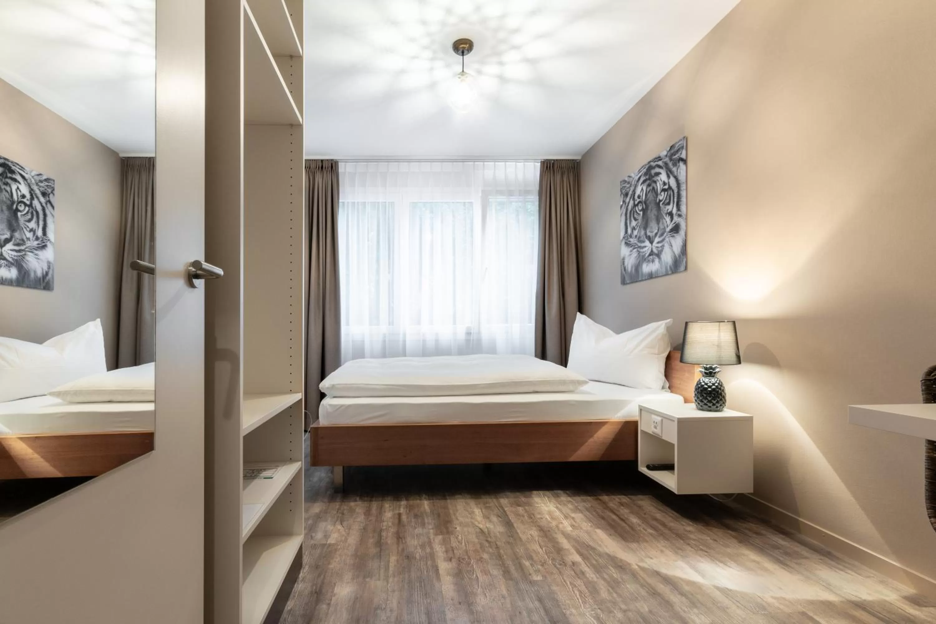 Bed in Hotel Birsighof Basel City Center