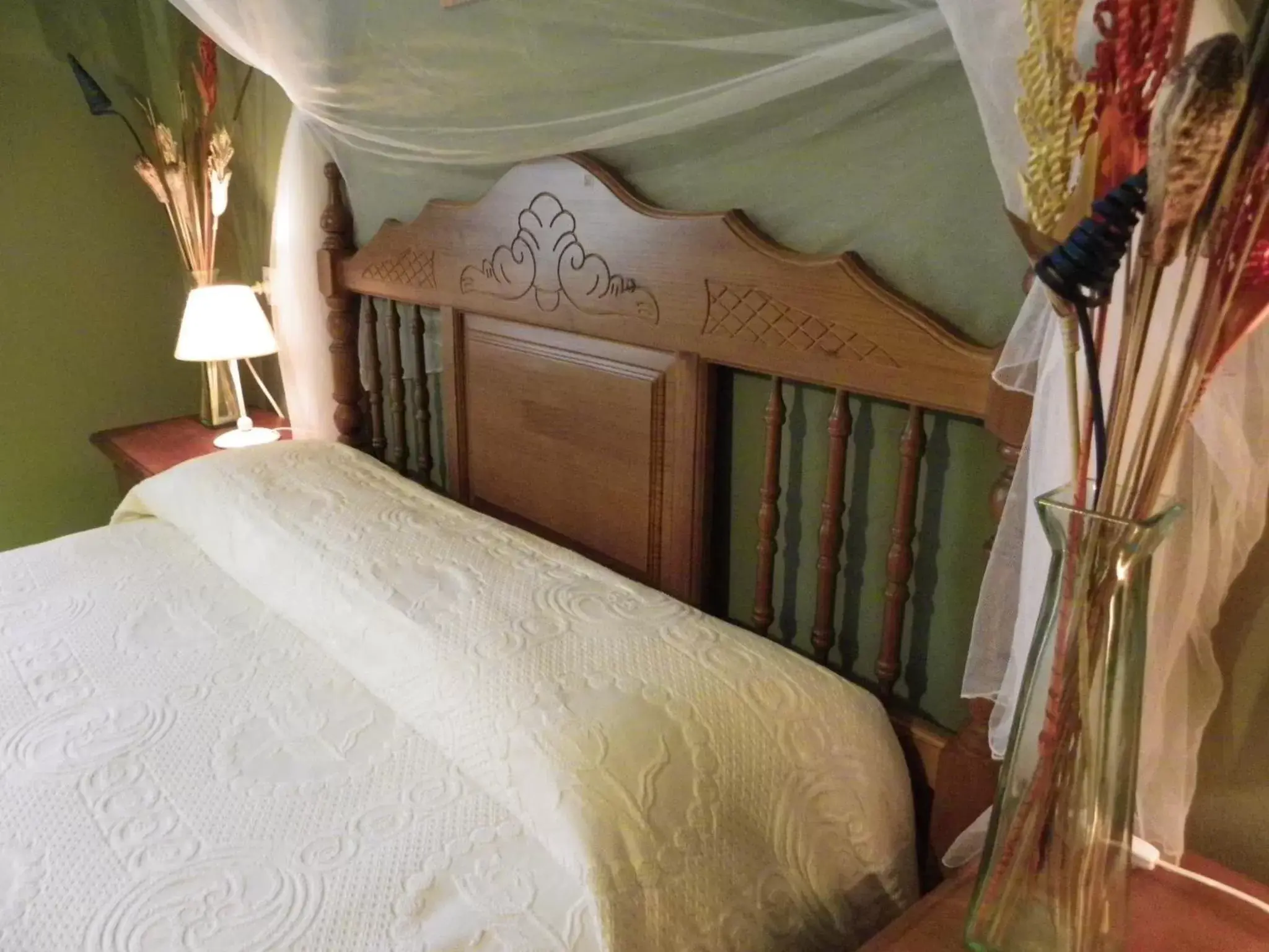 Decorative detail, Bed in Hotel Apartamento Rural Finca La Media Legua