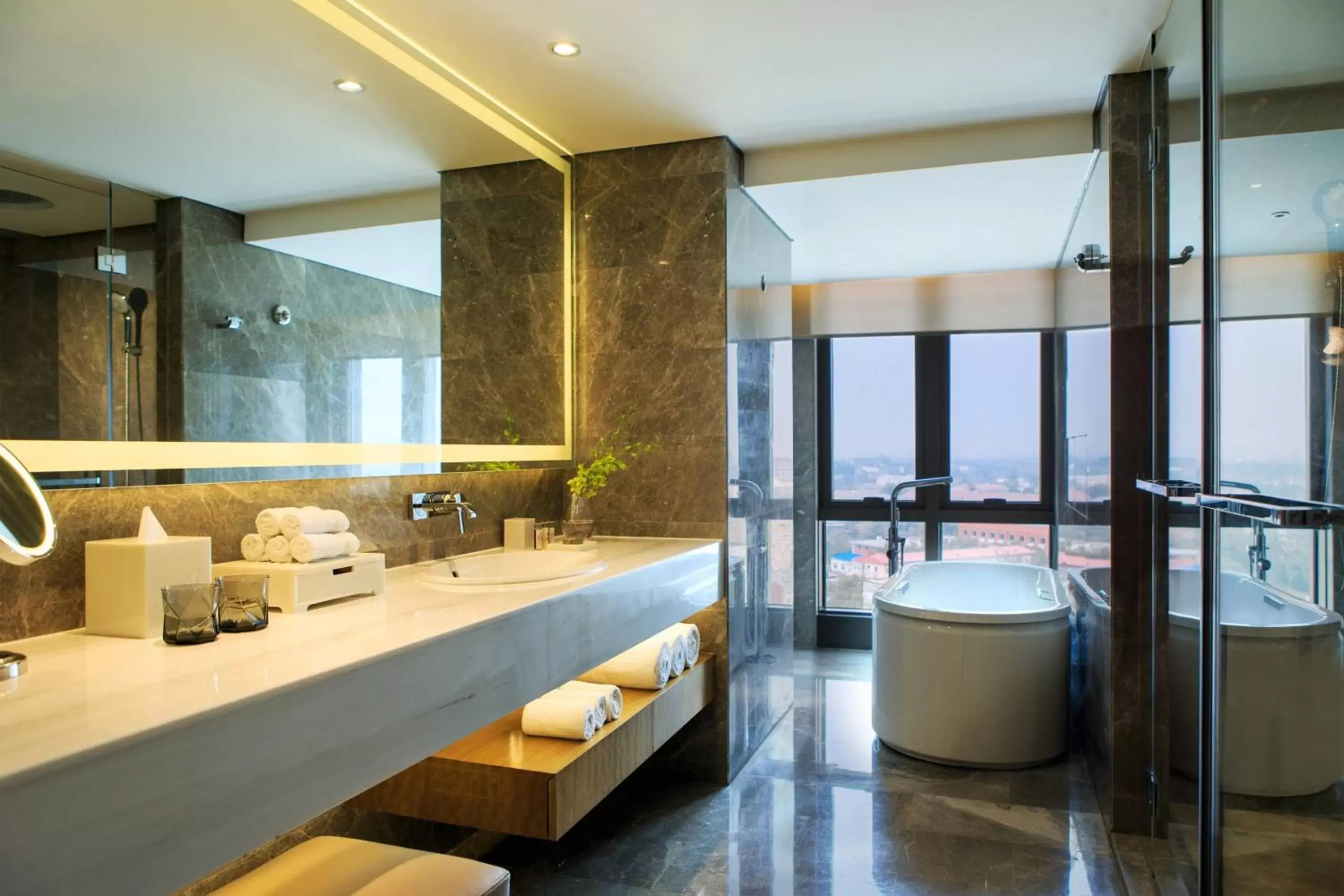 Bathroom in Renaissance Beijing Wangfujing Hotel