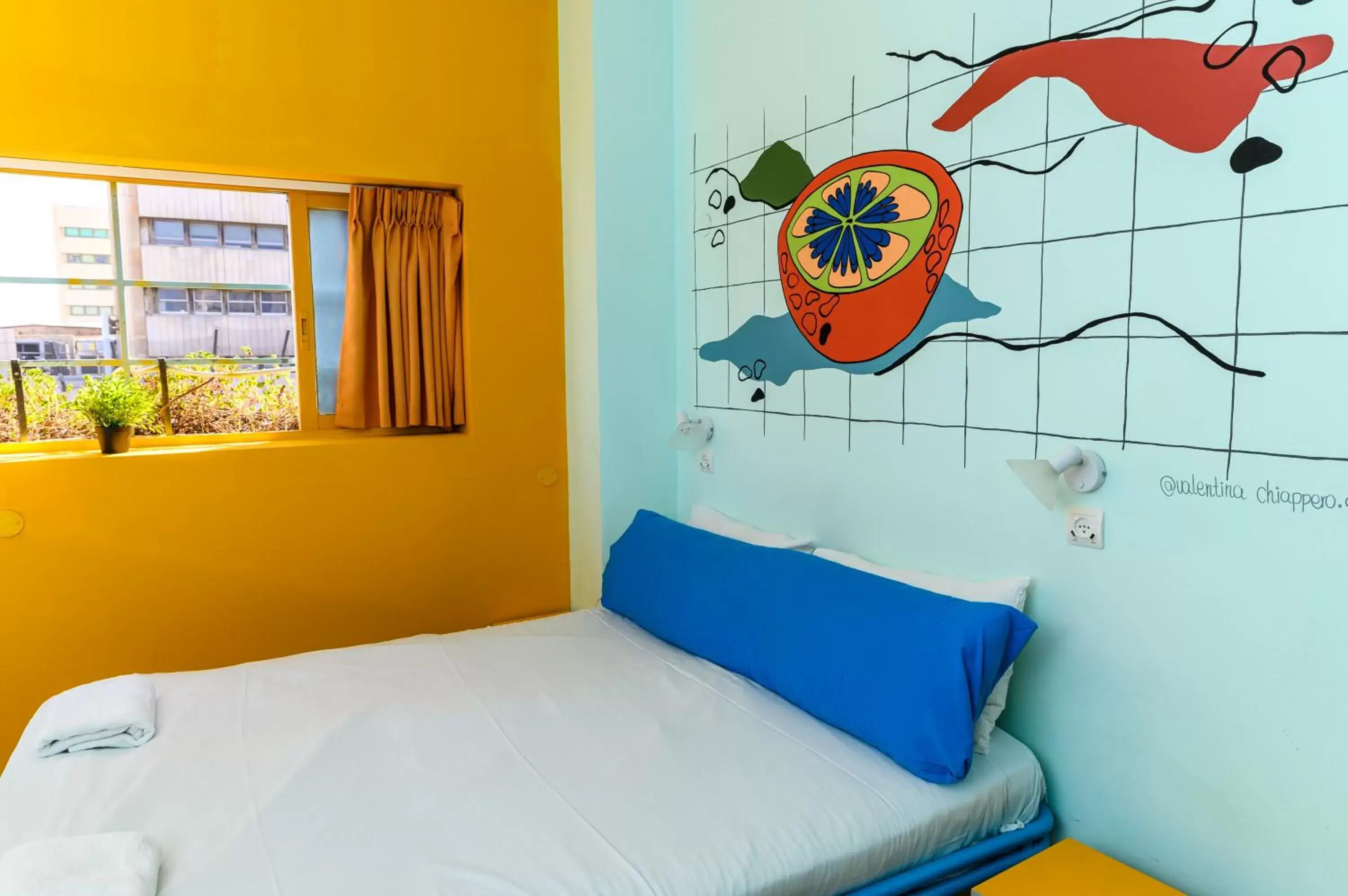 Photo of the whole room, Bed in Abraham Hostel Jerusalem