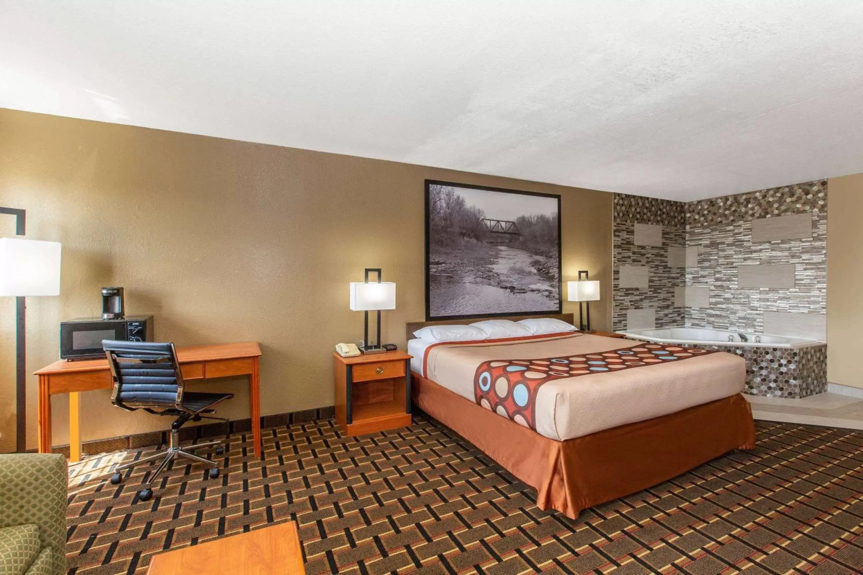 Bed in Super 8 by Wyndham Ottawa