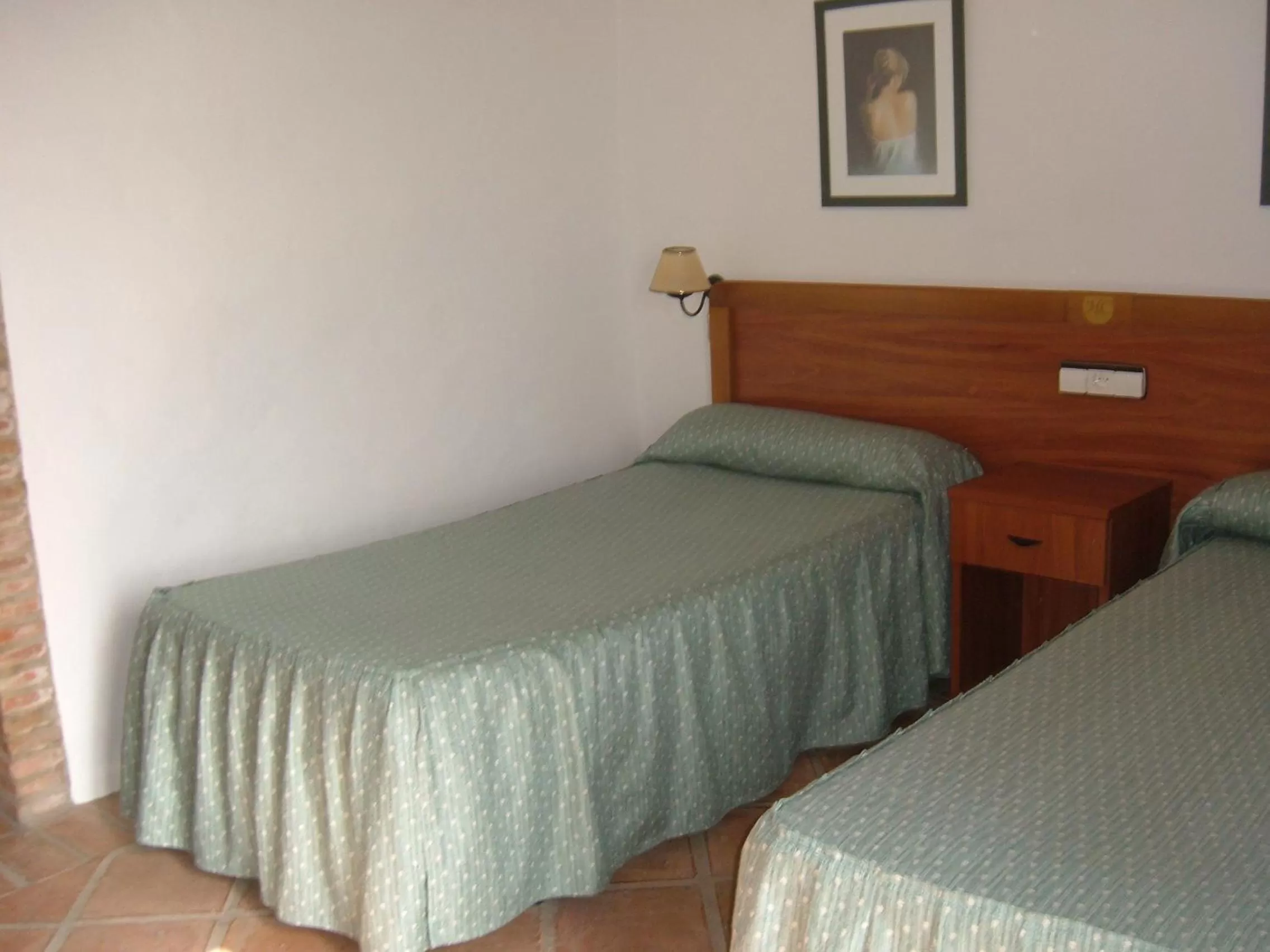 Bed in Hotel Rural Casares