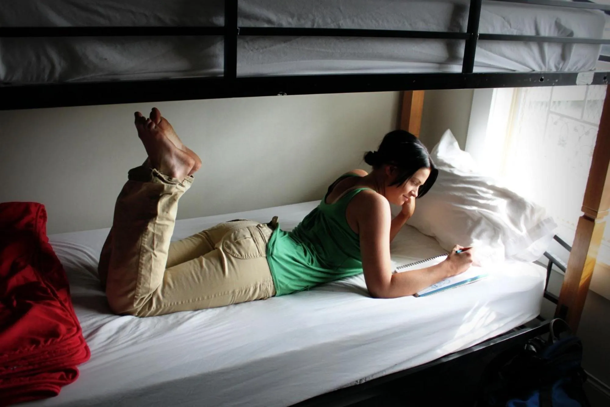 Bed in Painted Turtle Guesthouse