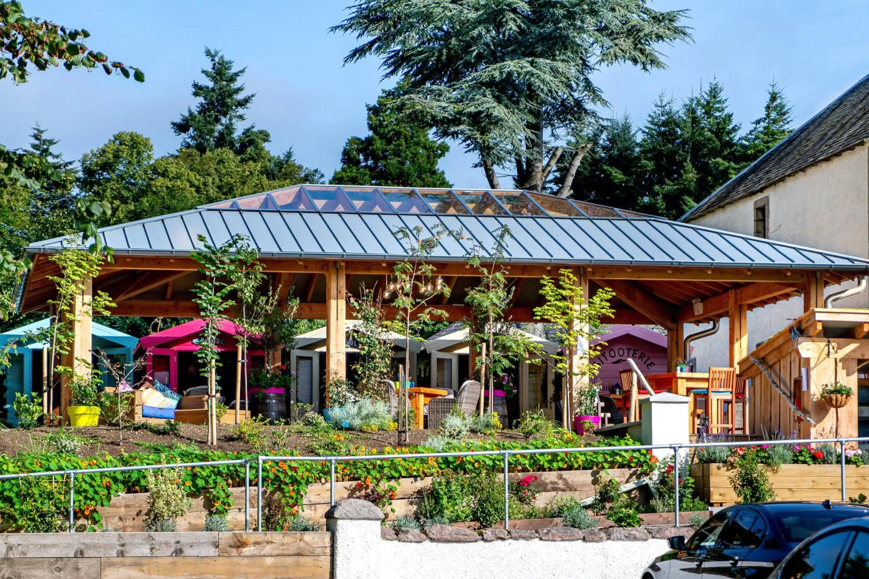 Patio in Banchory Lodge Hotel