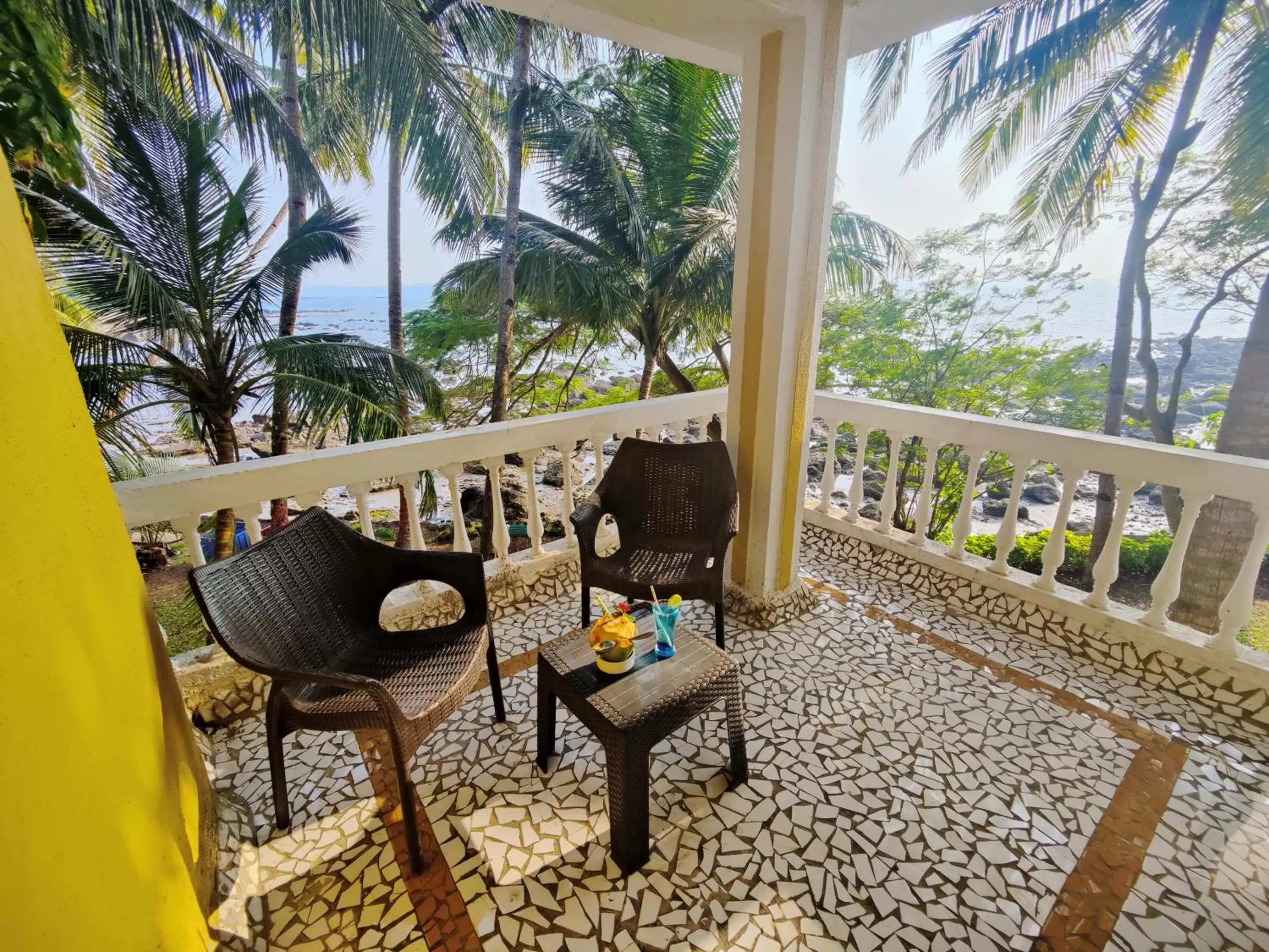 Balcony/Terrace in Bambolim Beach Resort