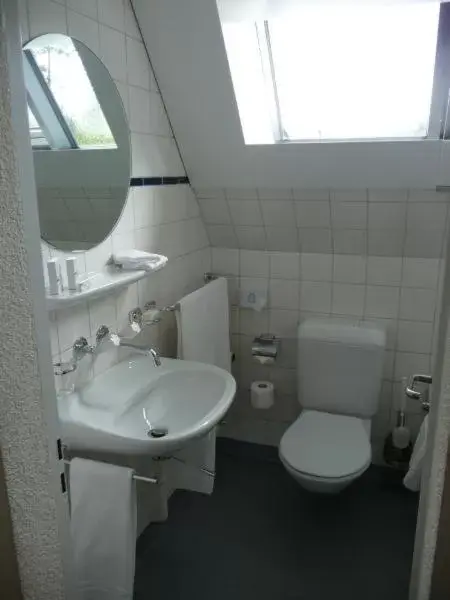 Toilet, Bathroom in Waldhaus*** Hotel im Deltapark Vitalresort