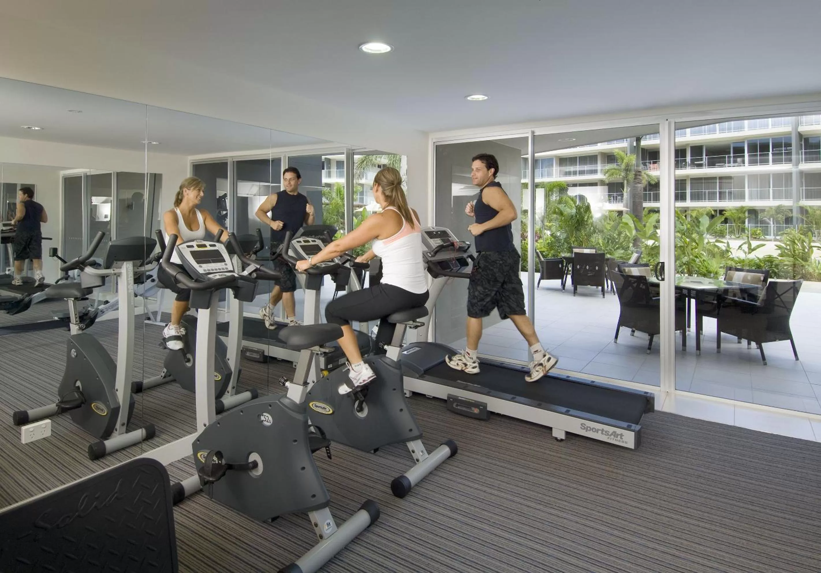 Fitness centre/facilities in Azzura Greens Resort