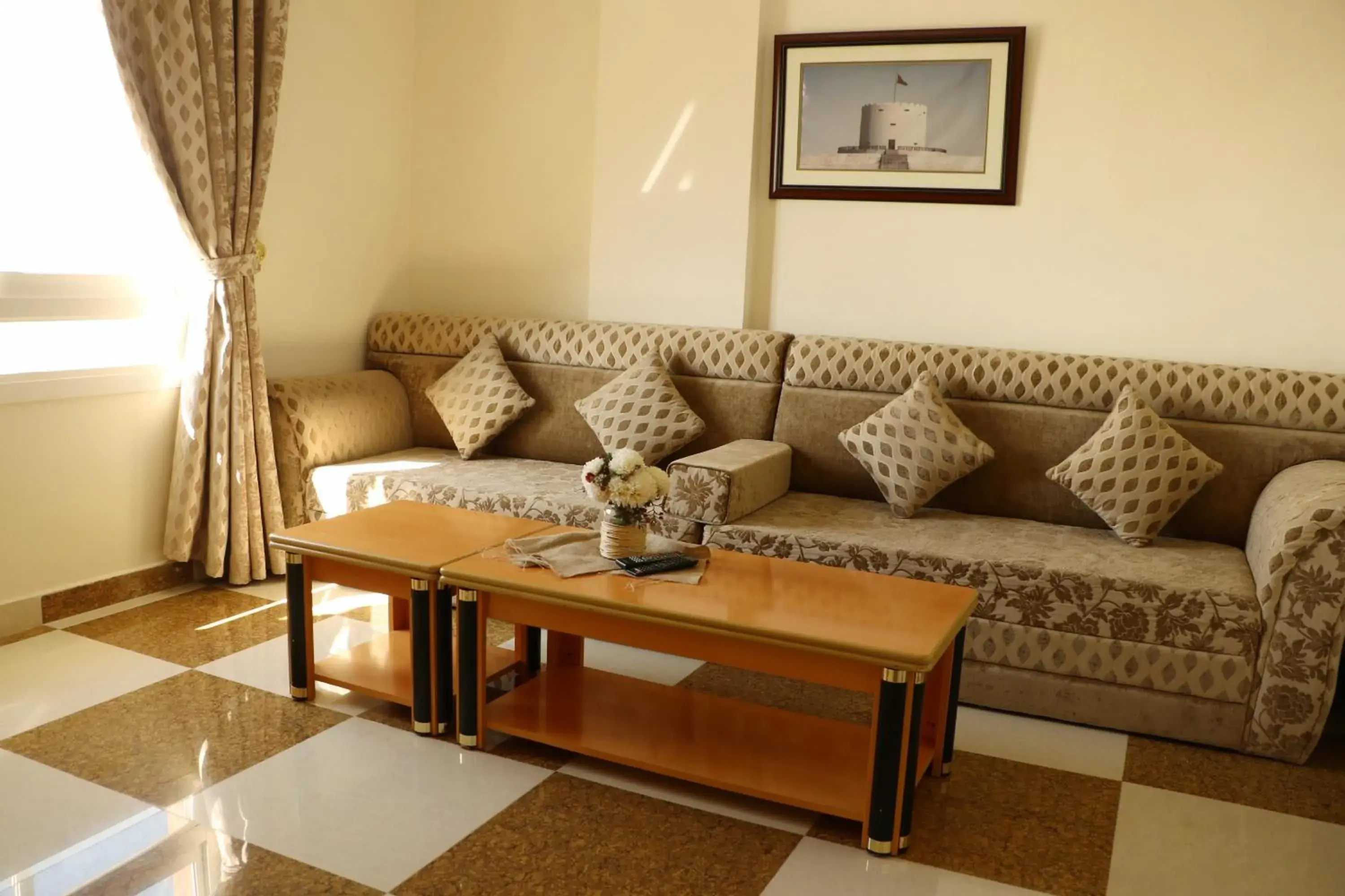 Seating Area in Al Nile (3) Furnished Flats