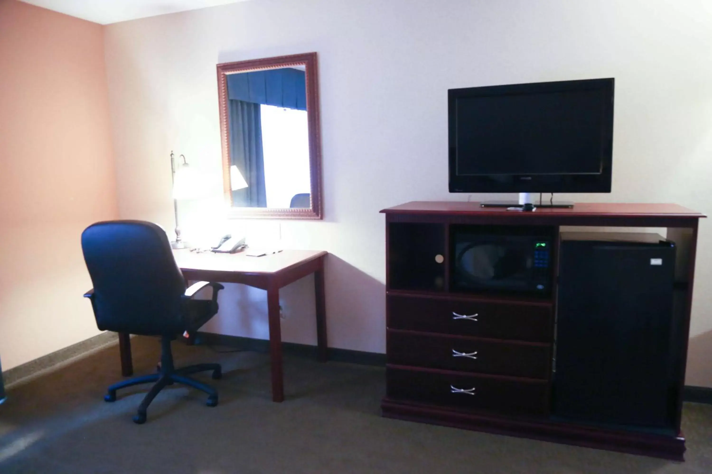 Bedroom, TV/Entertainment Center in Hampton Inn Morehead