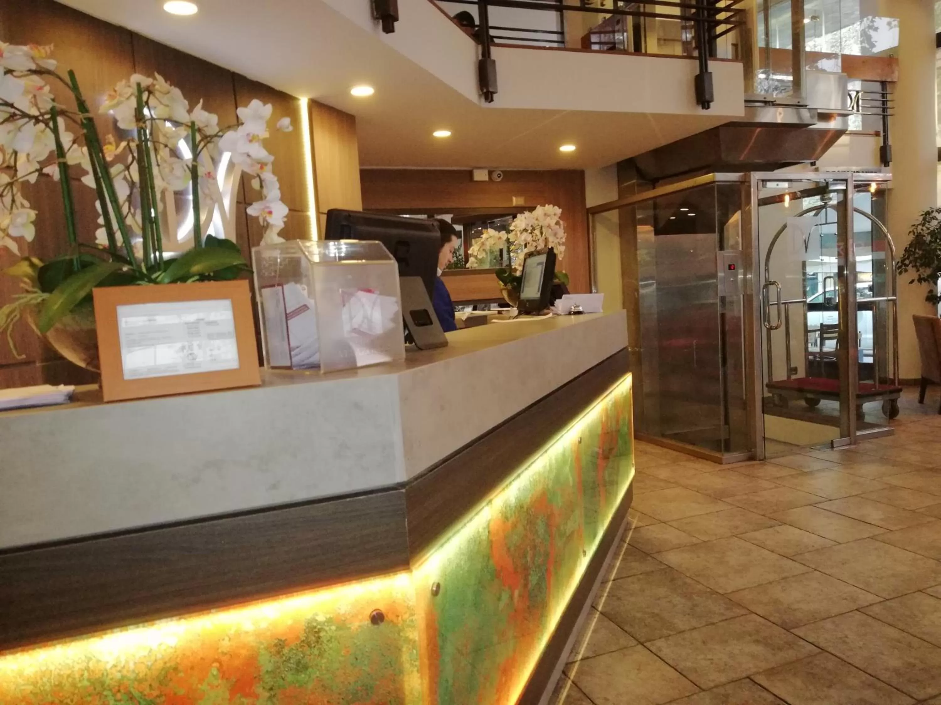 Lobby or reception in Hotel Diego de Velazquez