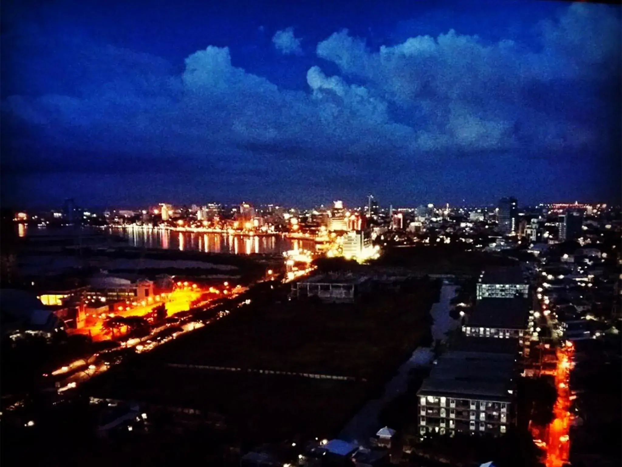 Night, Bird's-eye View in Gammara Hotel Makassar