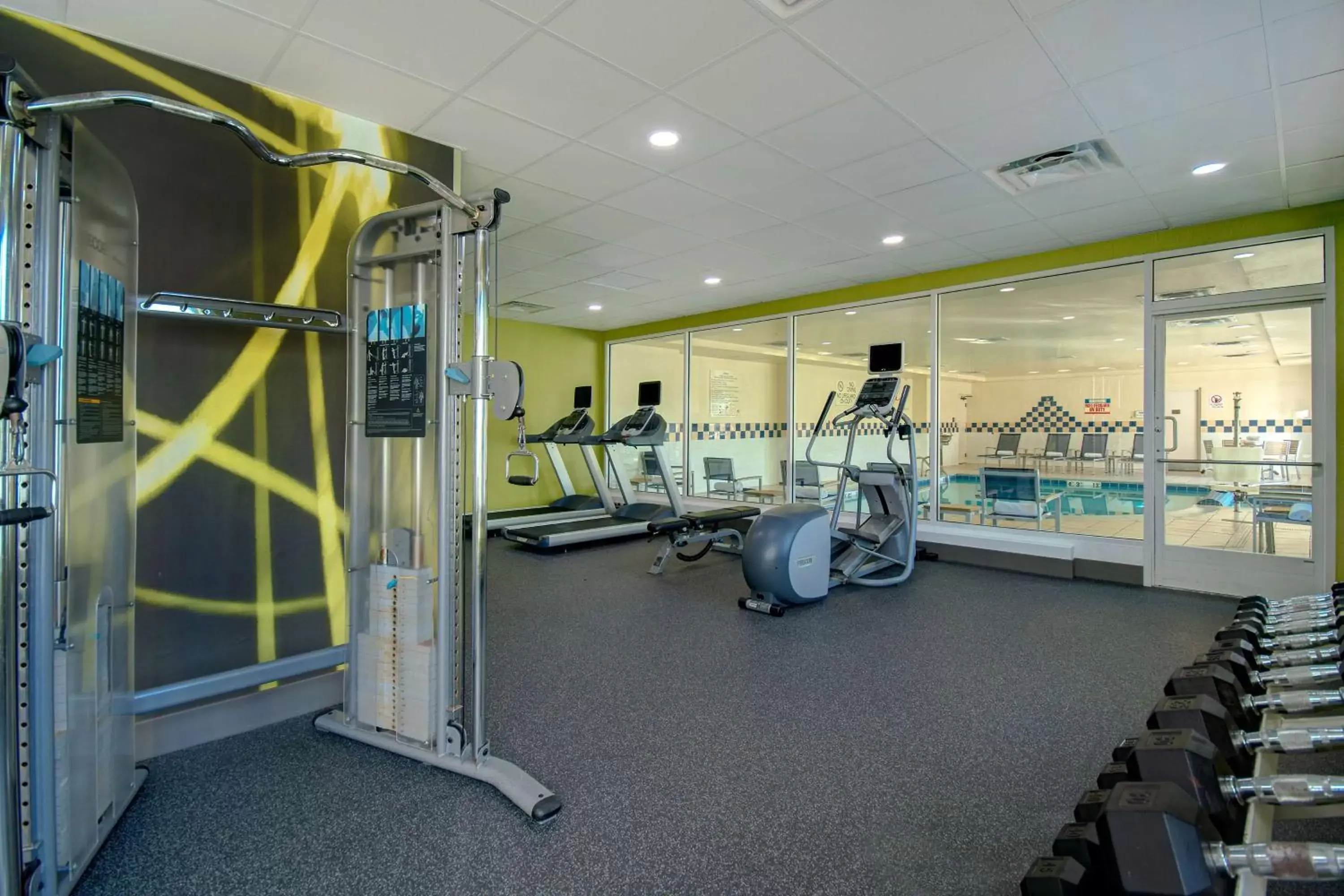 Fitness centre/facilities, Fitness Center/Facilities in Hilton Garden Inn Detroit Metro Airport