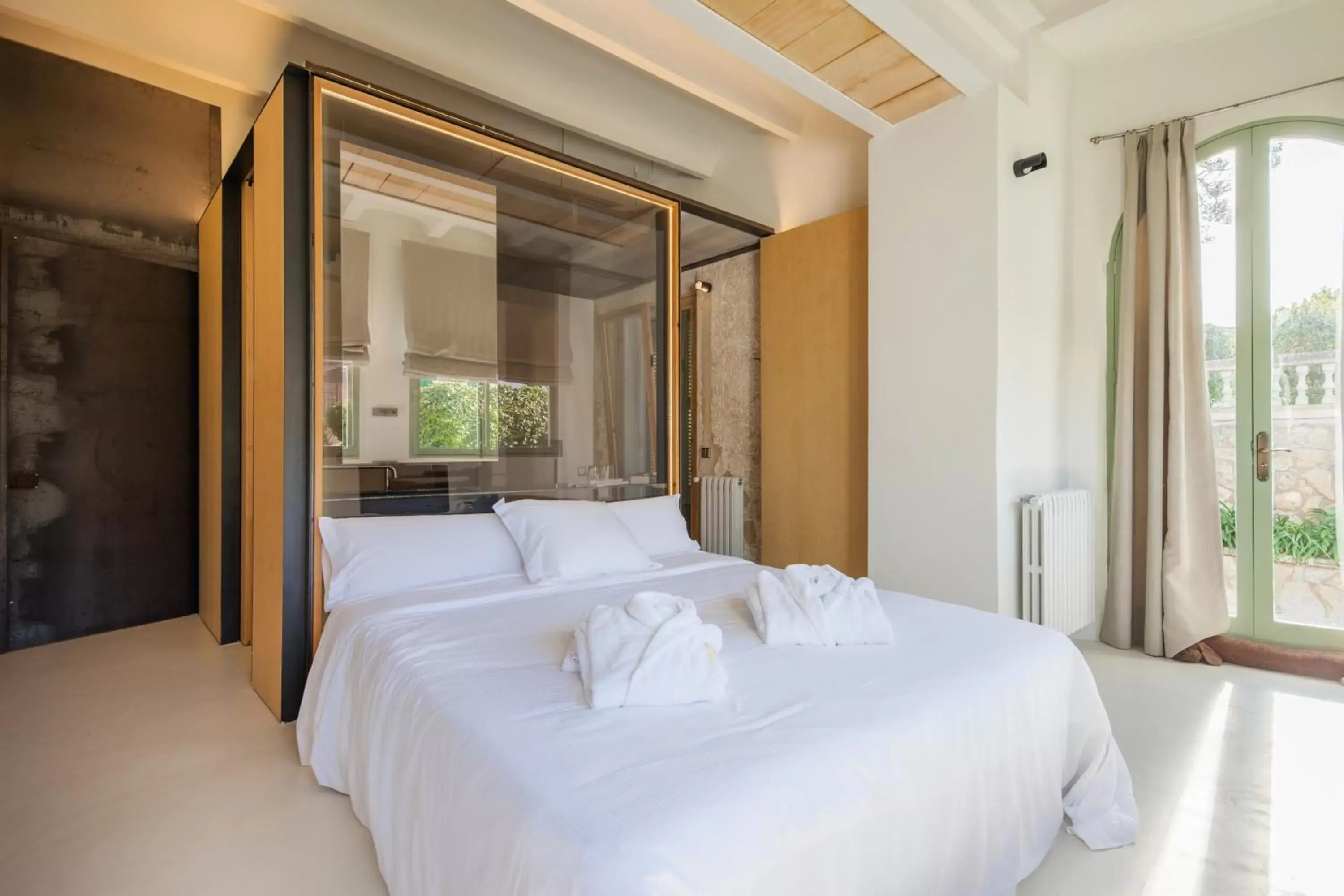 Bedroom, Bed in Can Moio Turismo de Interior