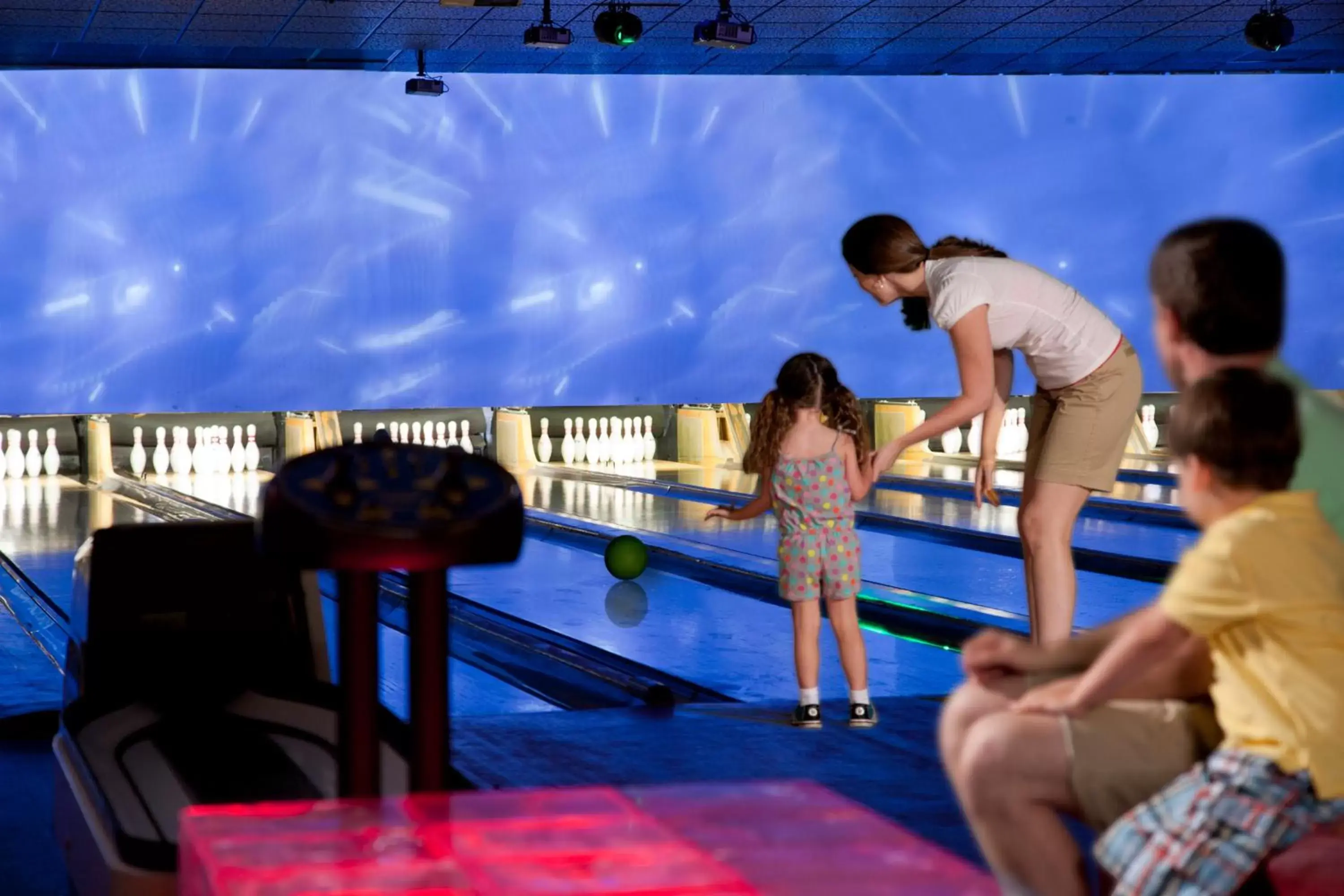 Bowling in Captain's Quarters Resort