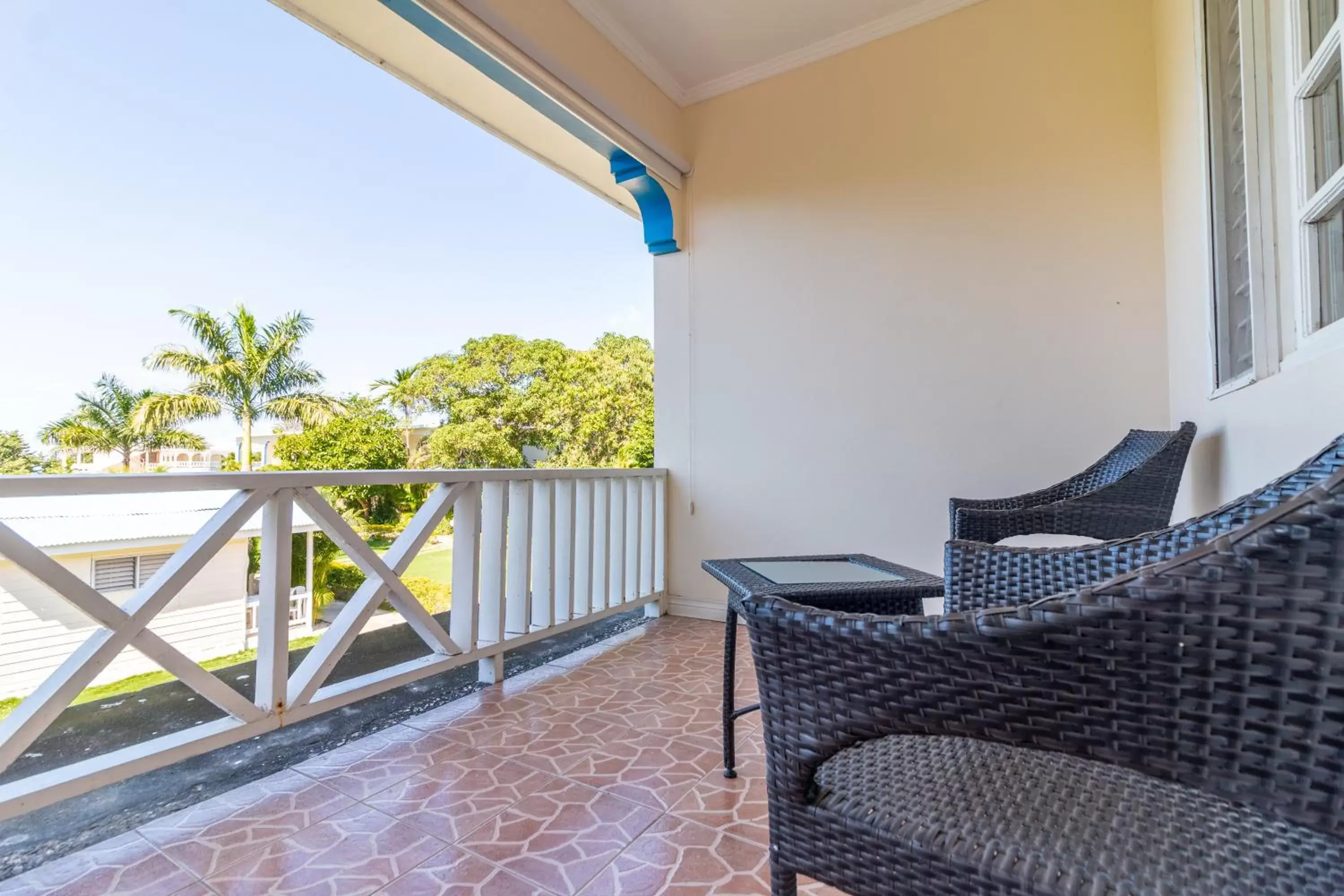 Balcony/Terrace in Travellers Beach Resort