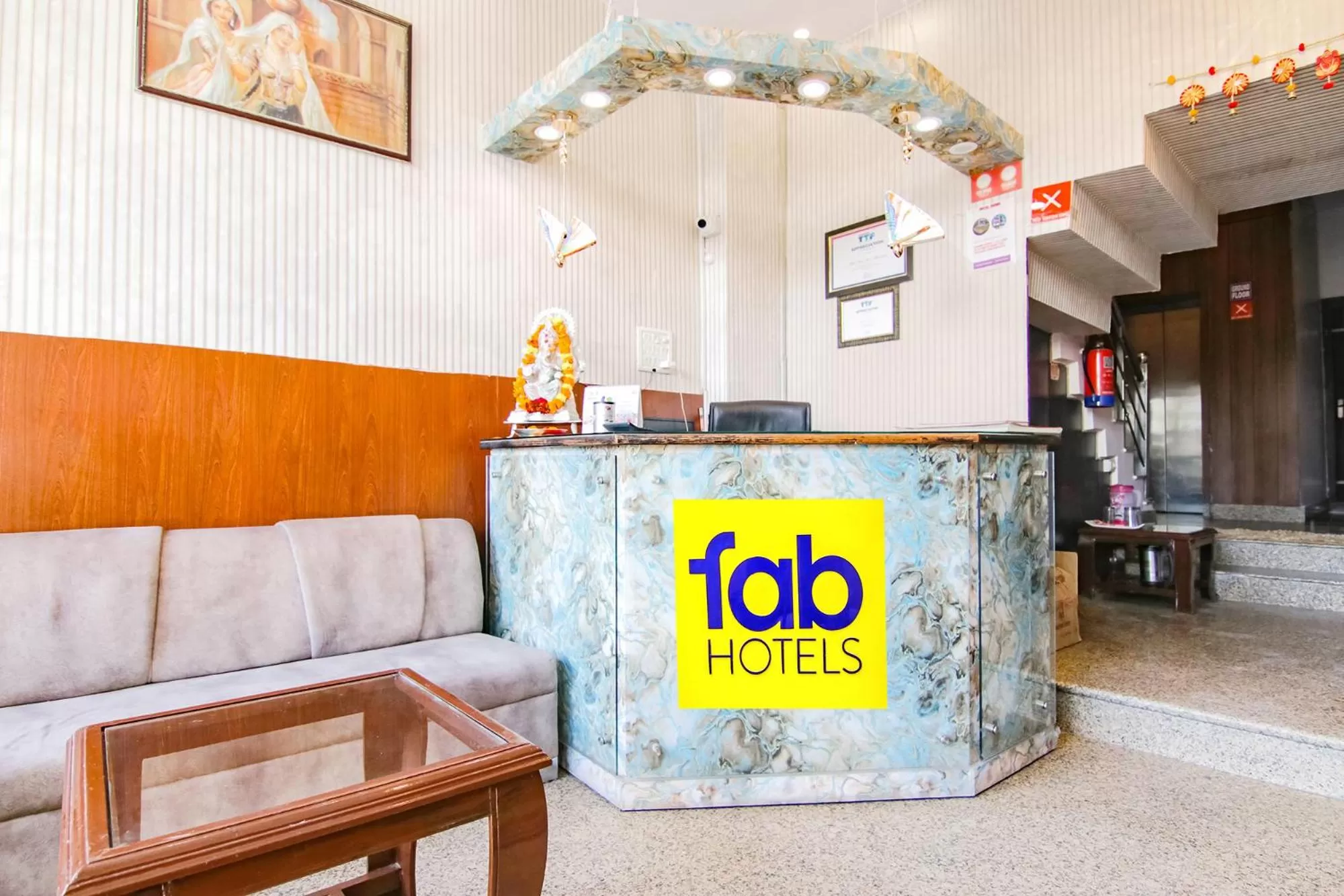 Lobby or reception, Lobby/Reception in FabHotel Skaga