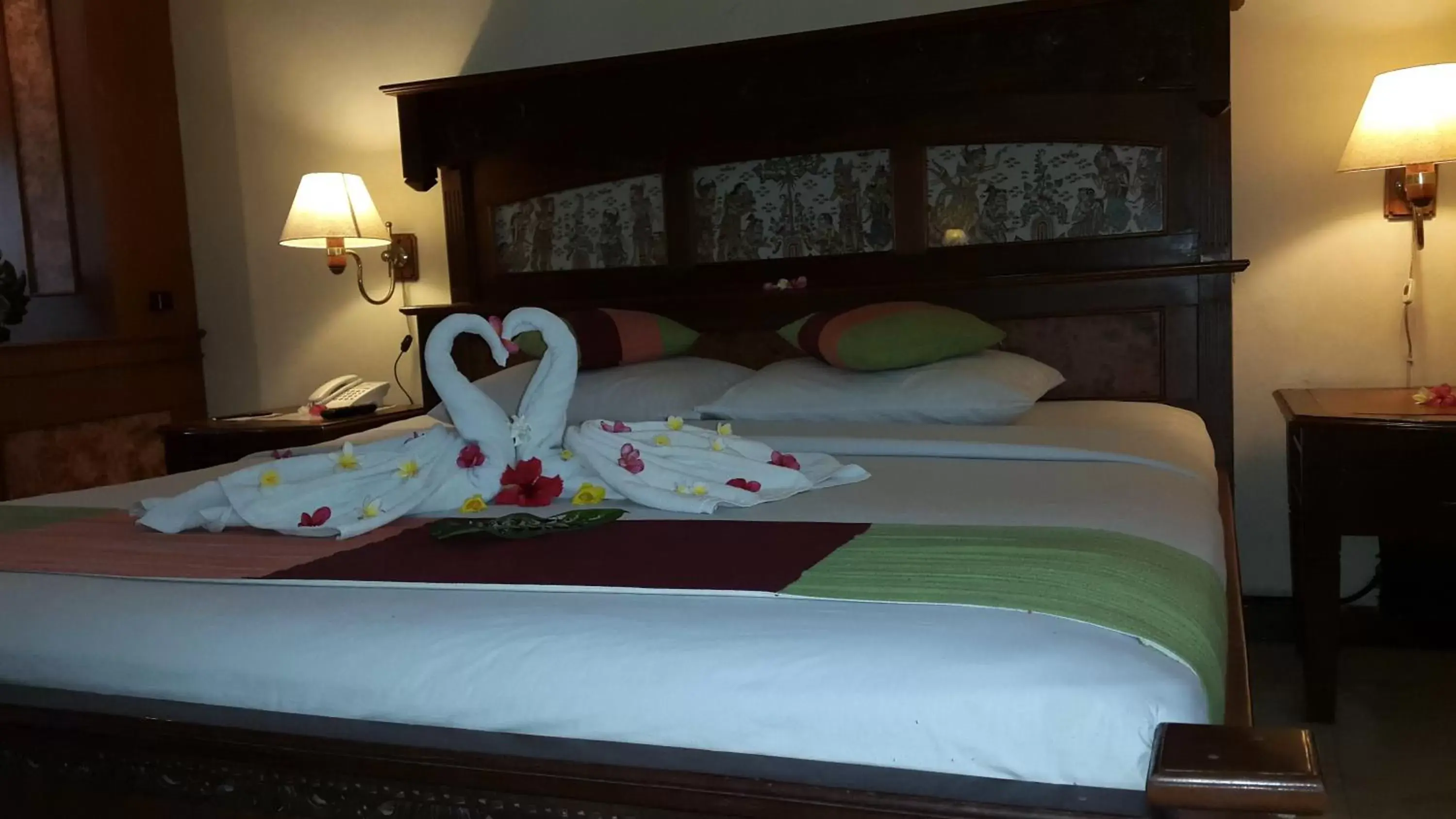 Decorative detail, Bed in Melasti Beach Resort & Spa Legian