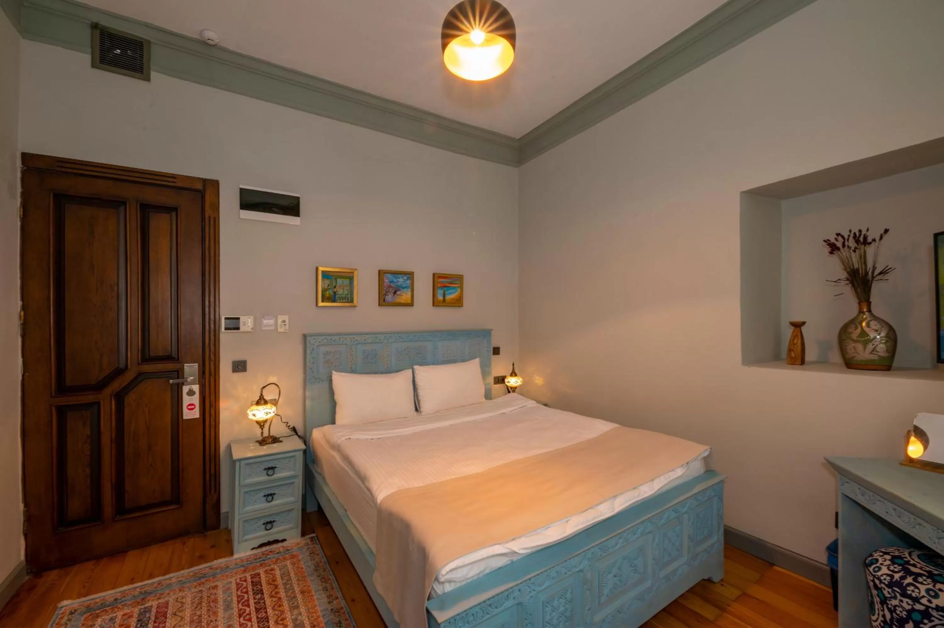 Bed in O'Pera Okanlı Suites