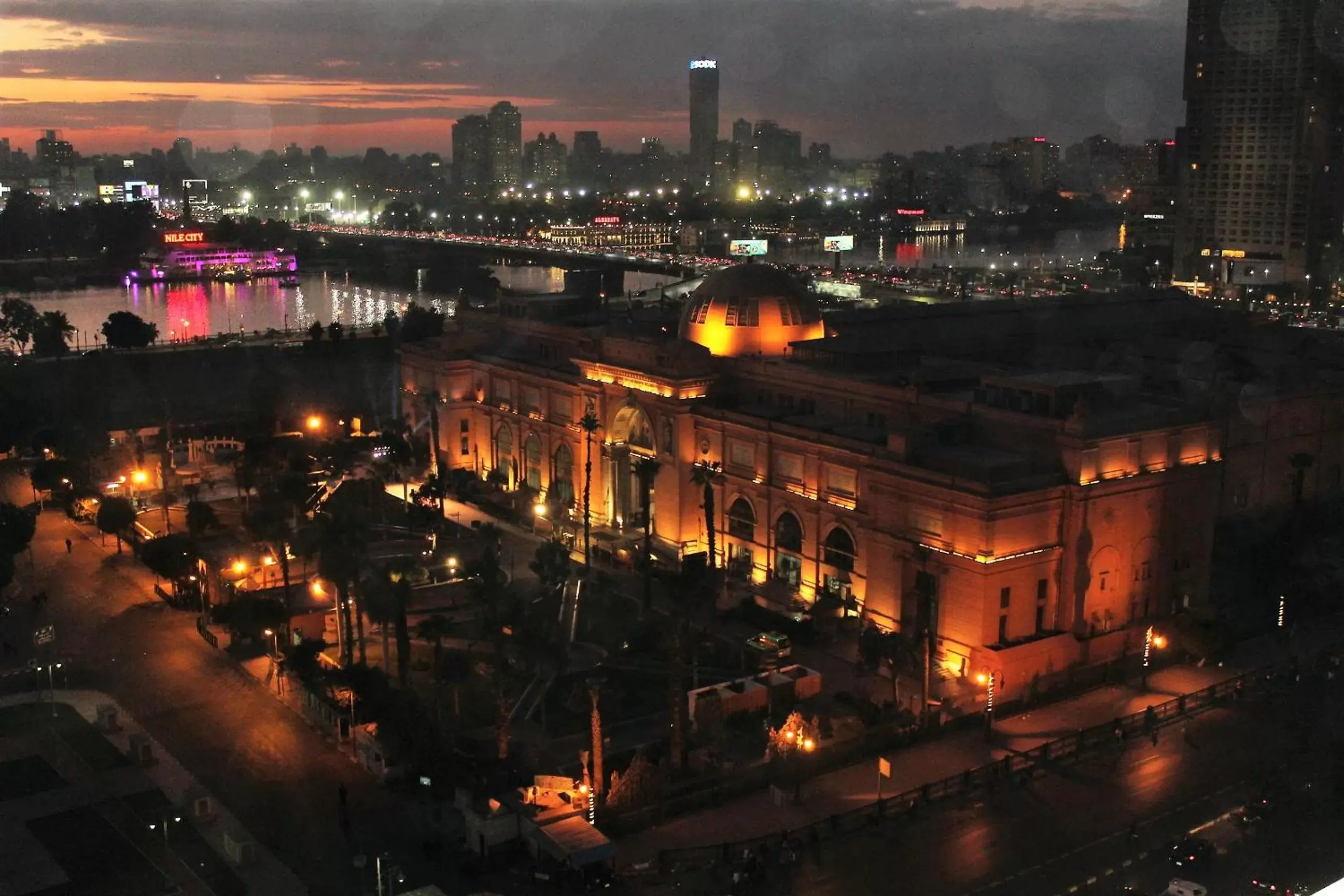 Landmark view, Bird's-eye View in Cleopatra Hotel