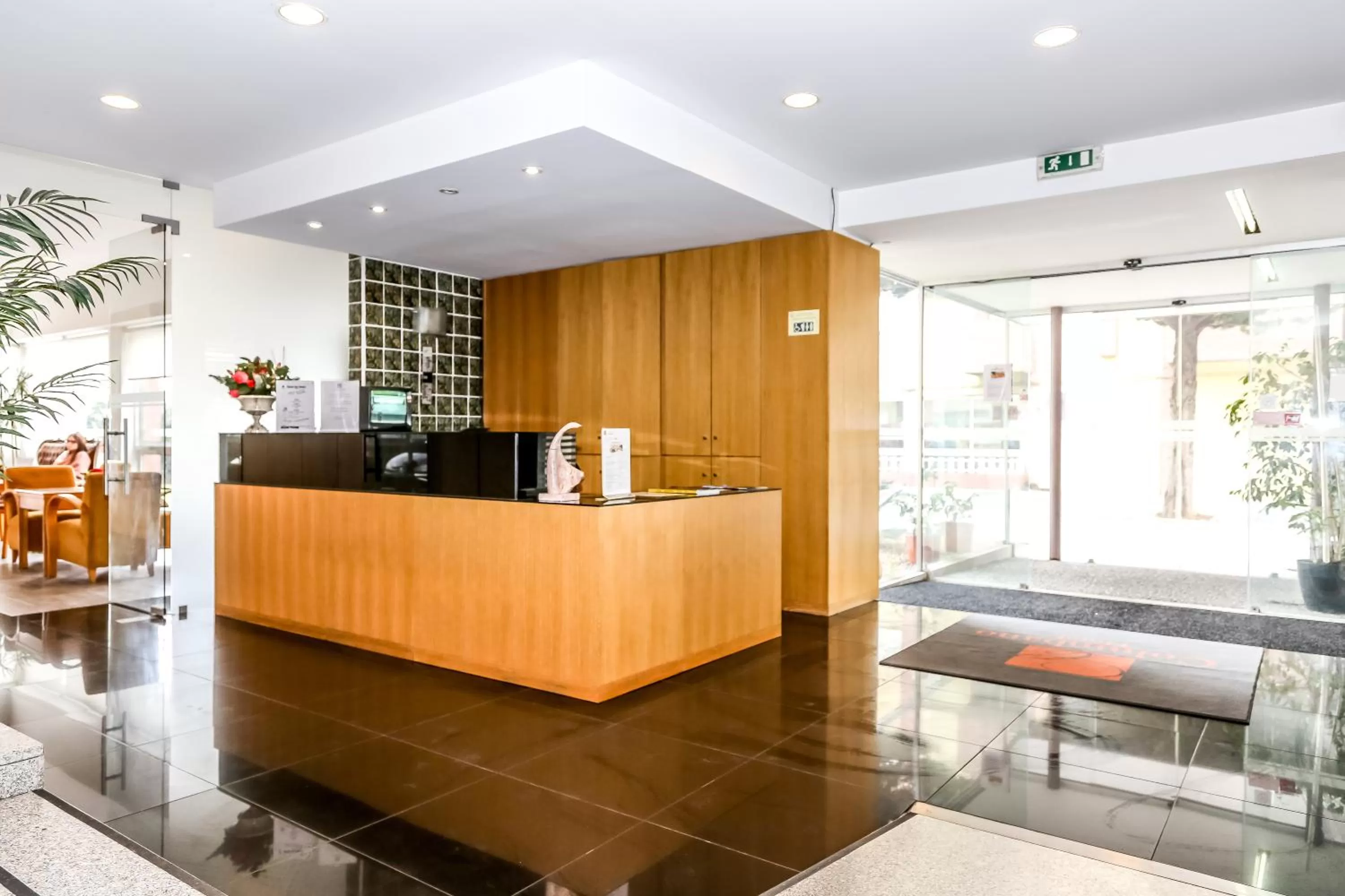 Lobby or reception in Hotel Columbano