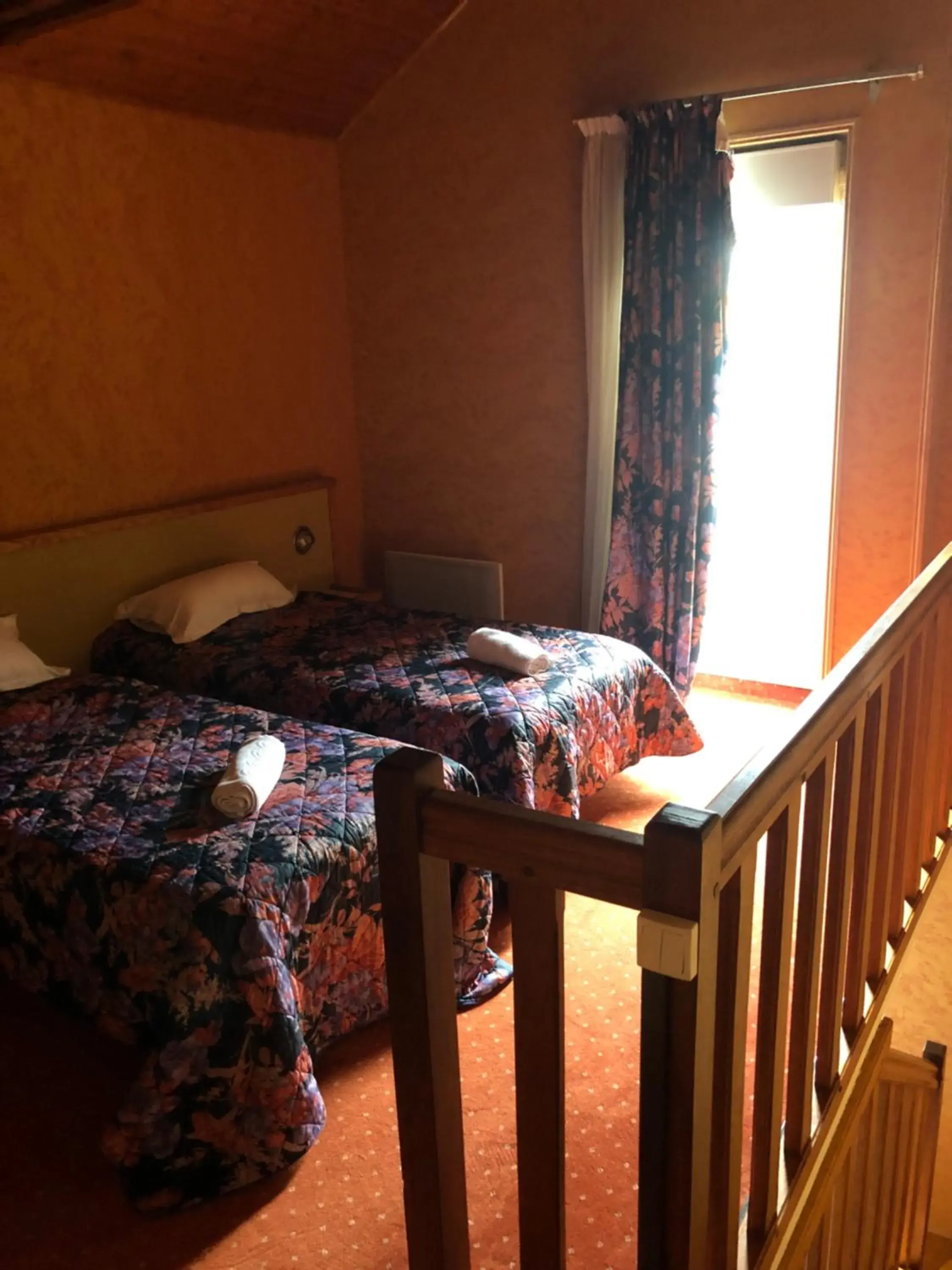 Bed in Hotel Le Drakkar