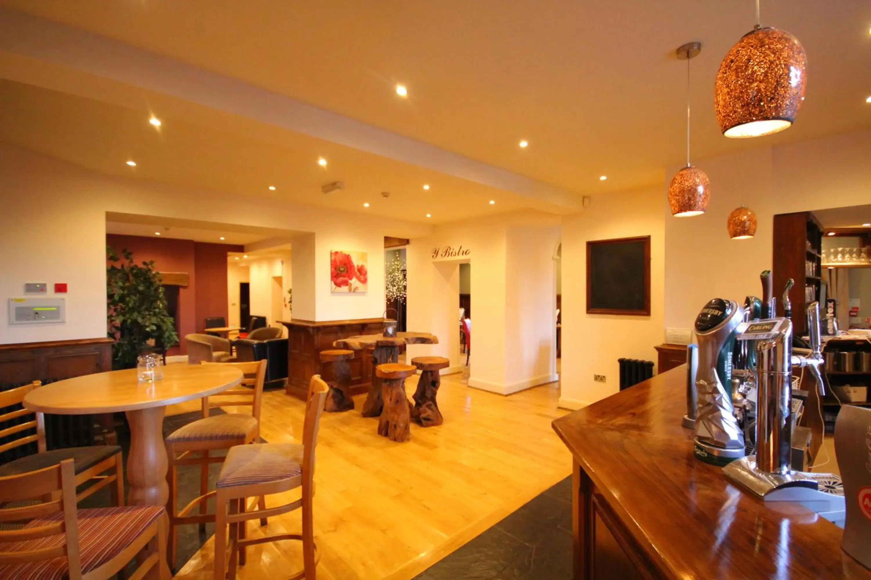 Lounge or bar, Restaurant/Places to Eat in Aberdunant Hall Country Hotel