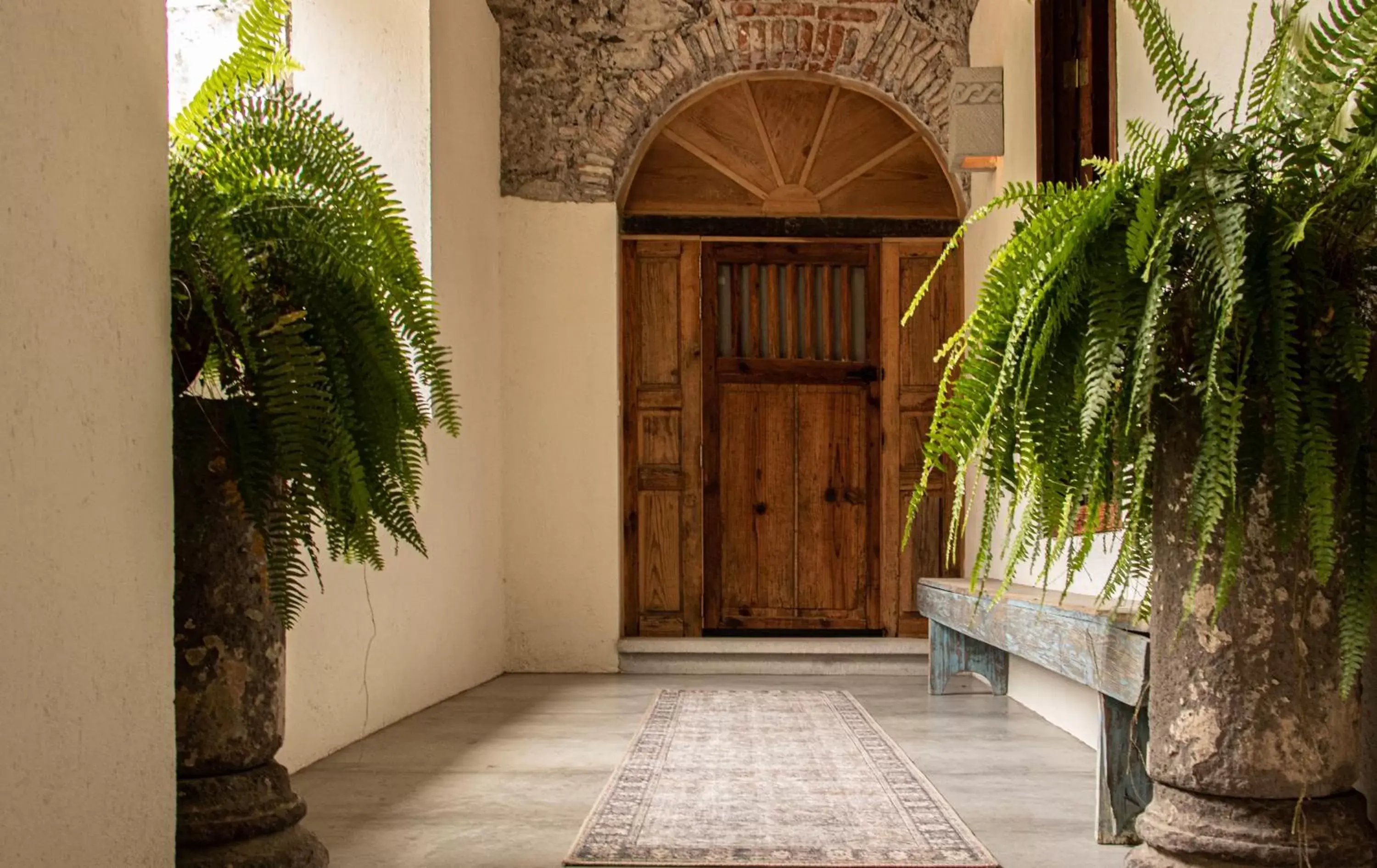 Facade/entrance in Orchid House San Miguel de Allende