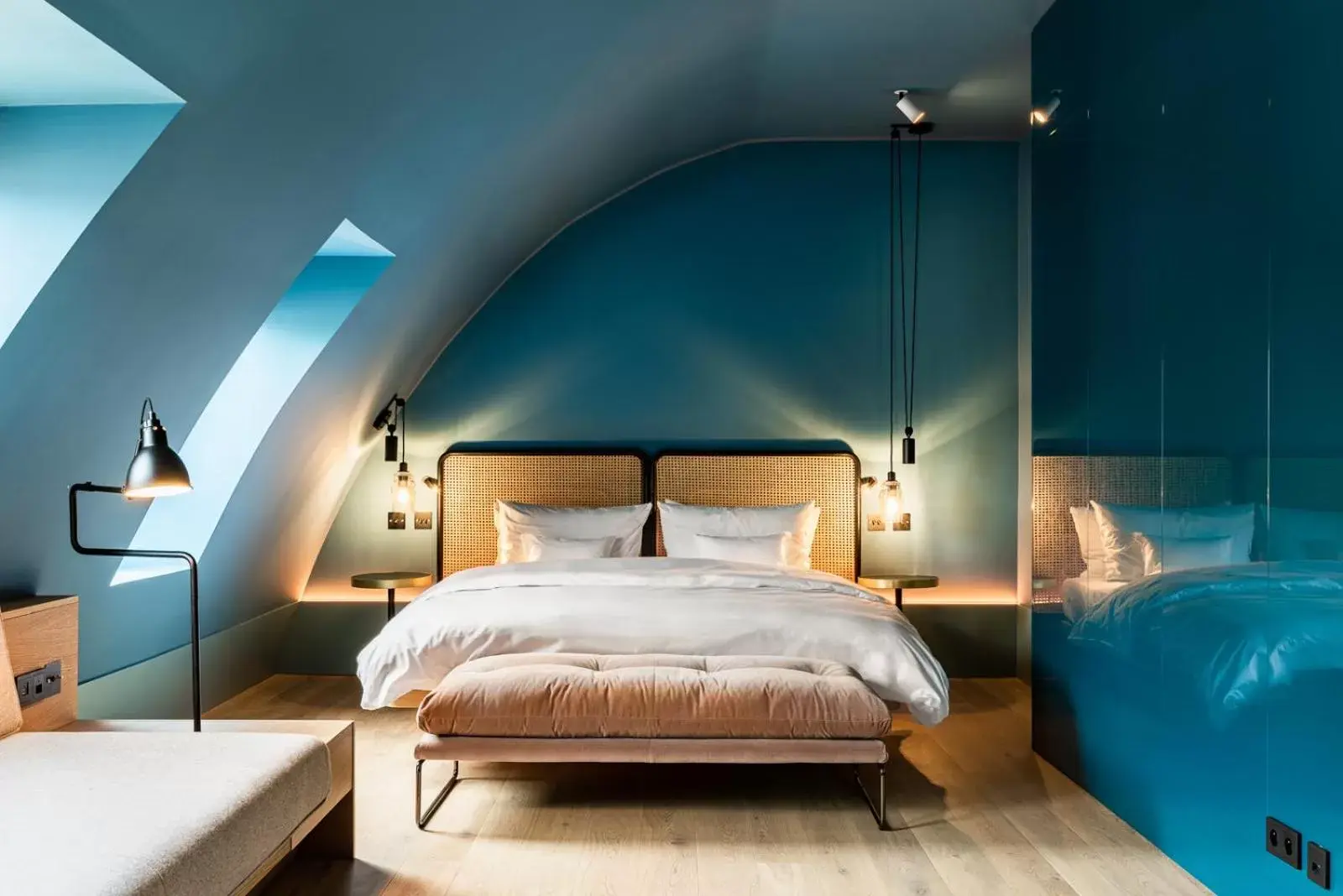 Bed in Maximilian Hotel Bed in Maximilian Hotel