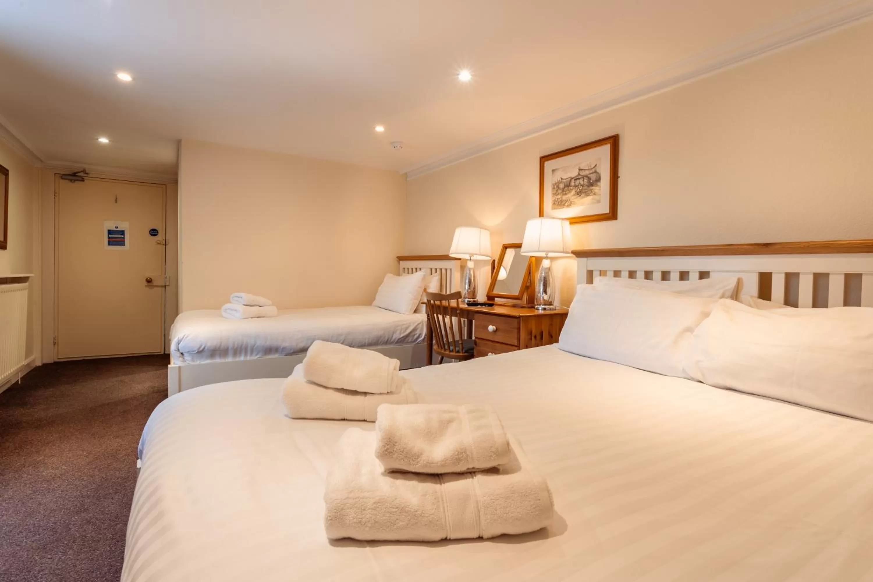 Bed in Manor House Hotel Holy Island