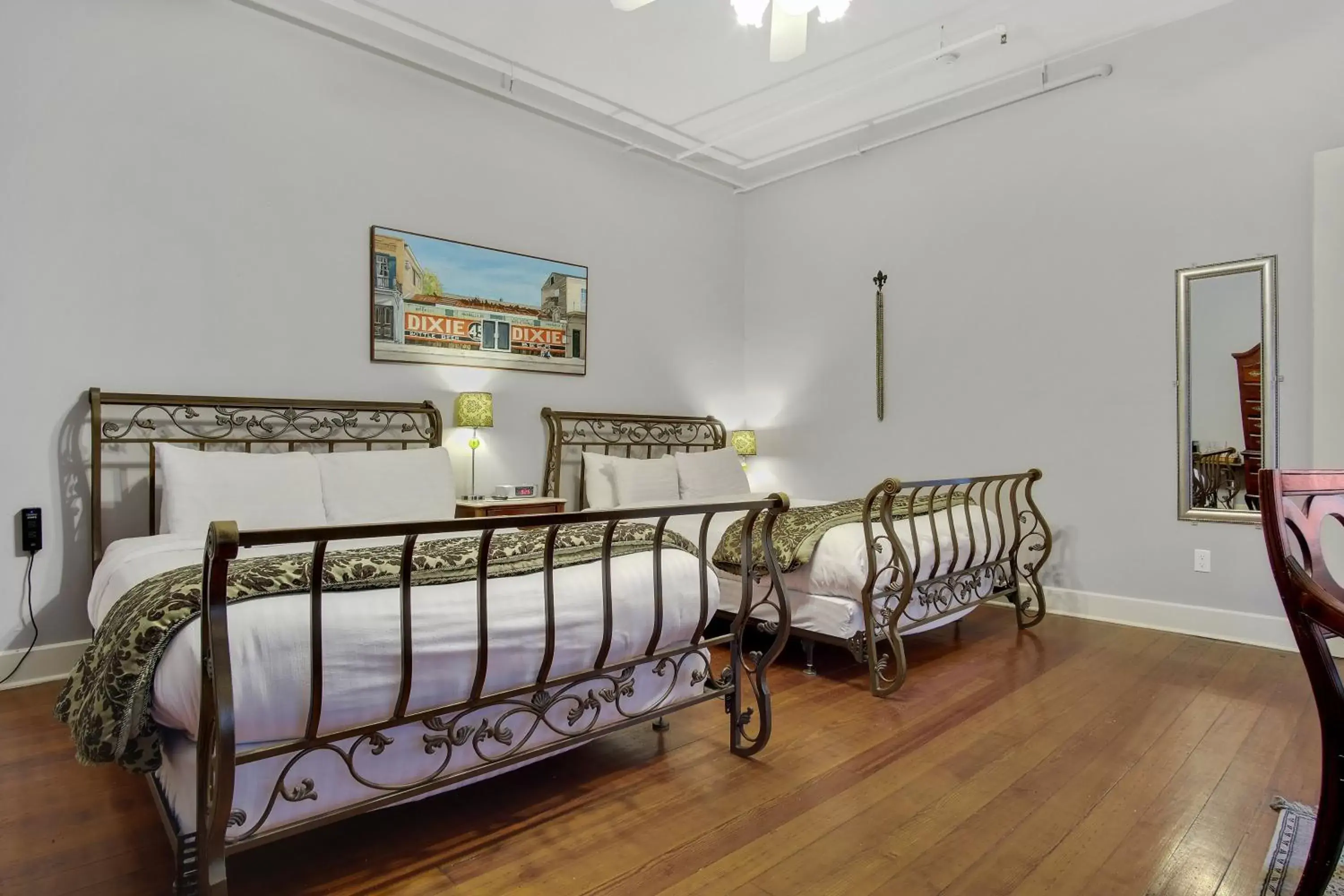 Bed in Rathbone Mansions New Orleans