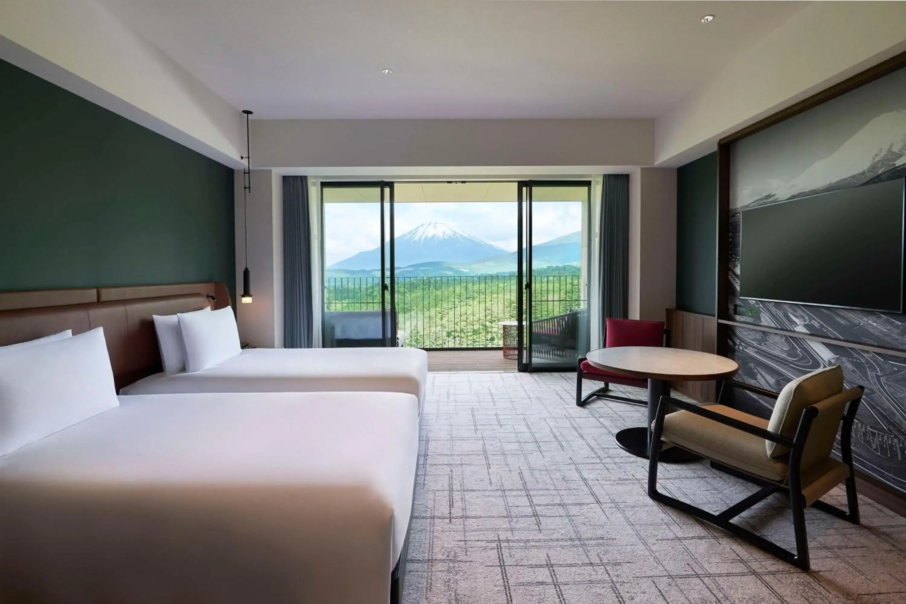 Bedroom, Mountain View in Fuji Speedway Hotel, Unbound Collection by Hyatt