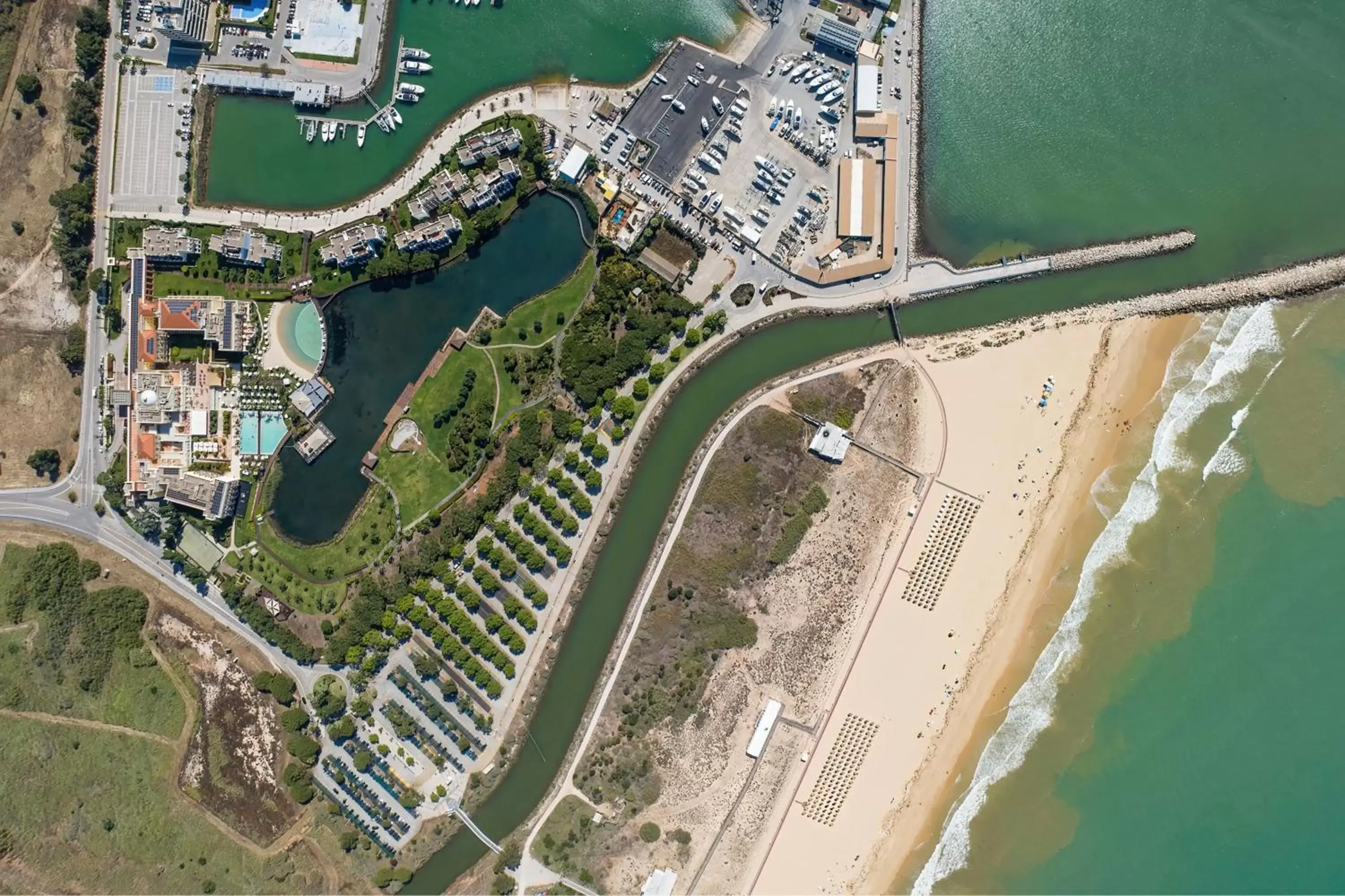 Property building, Bird's-eye View in Domes Lake Algarve, Autograph Collection