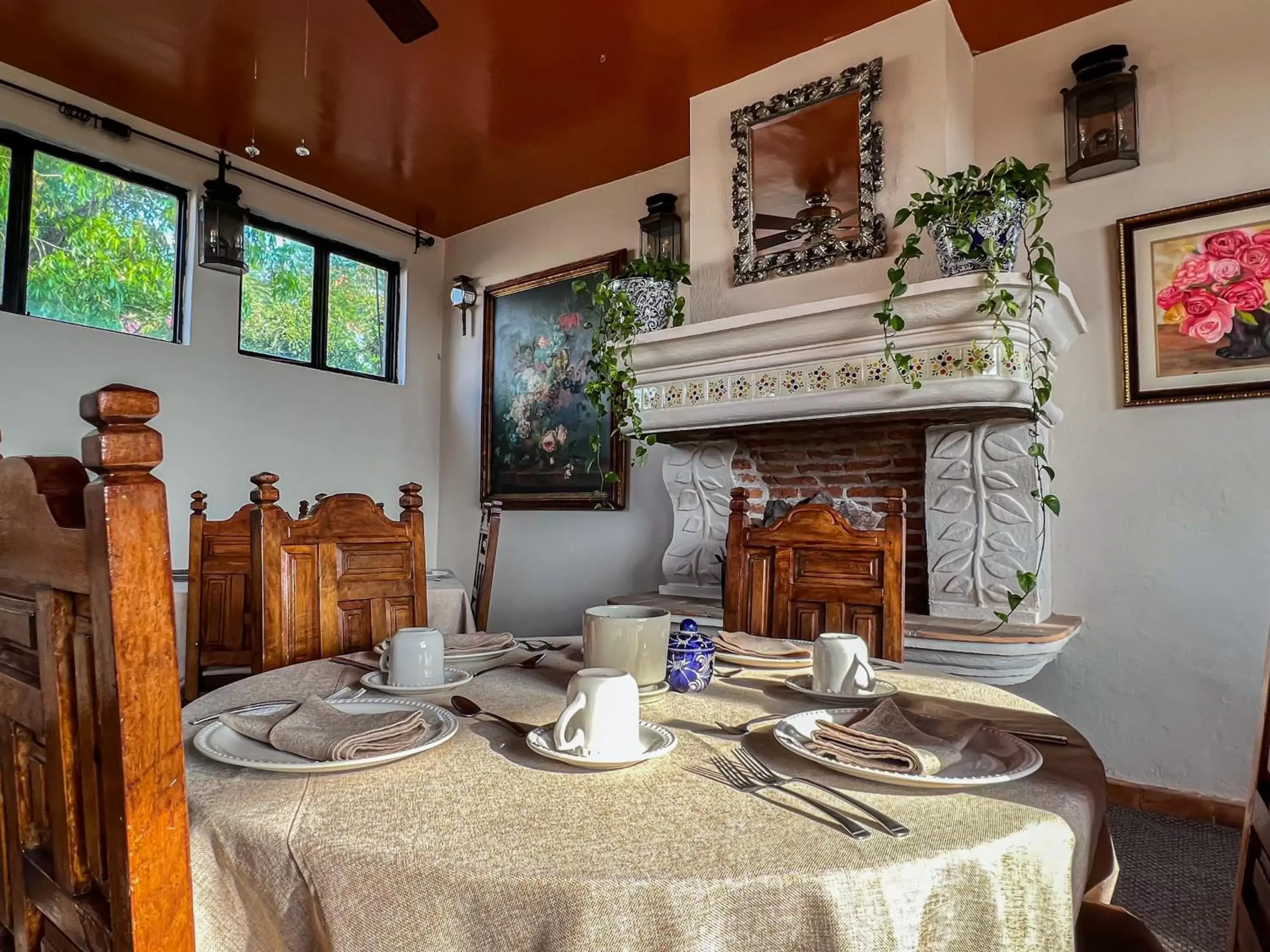 Dining area in Hacienda de las Flores