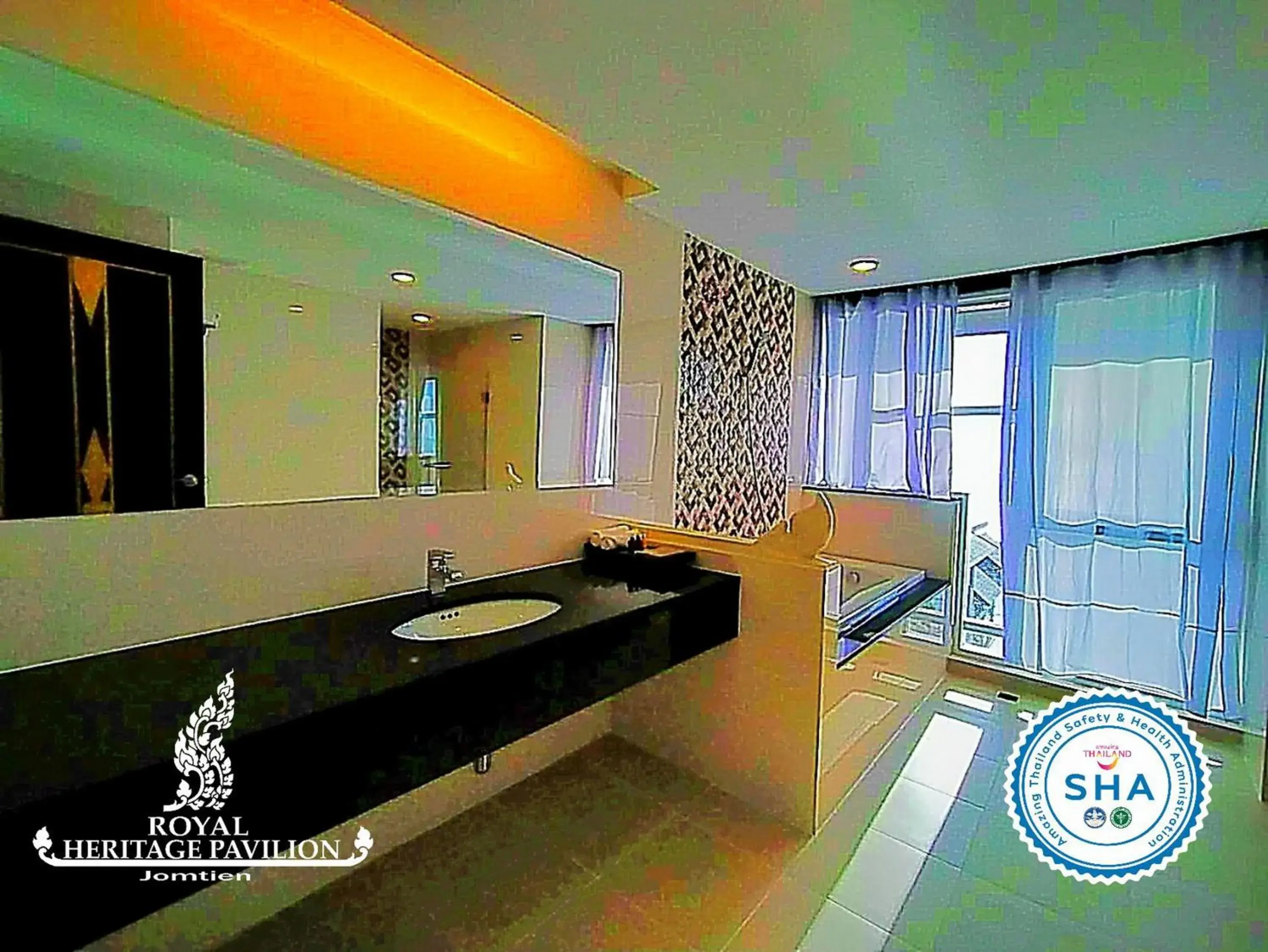 Bathroom in Royal Heritage Pavilion Jomtien Hotel