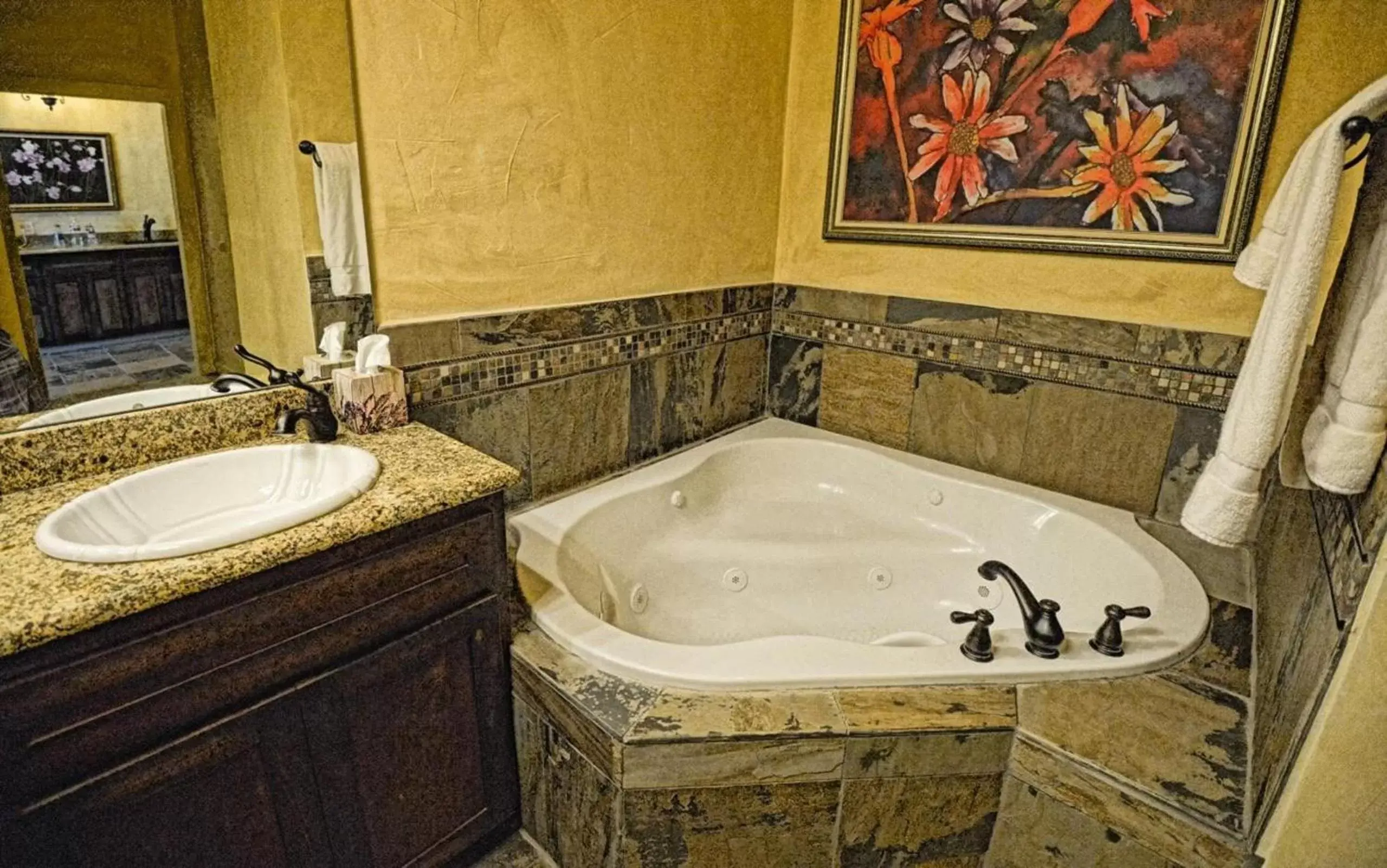 Bathroom in Blanco Riverside Cottages