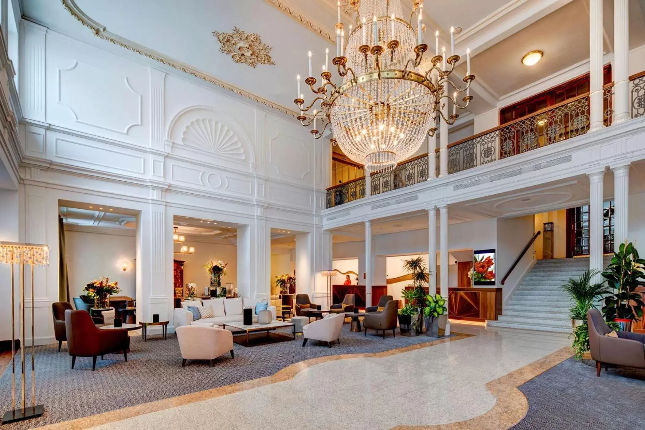 Lobby or reception, Restaurant/Places to Eat in Grand Hotel des Bains Kempinski