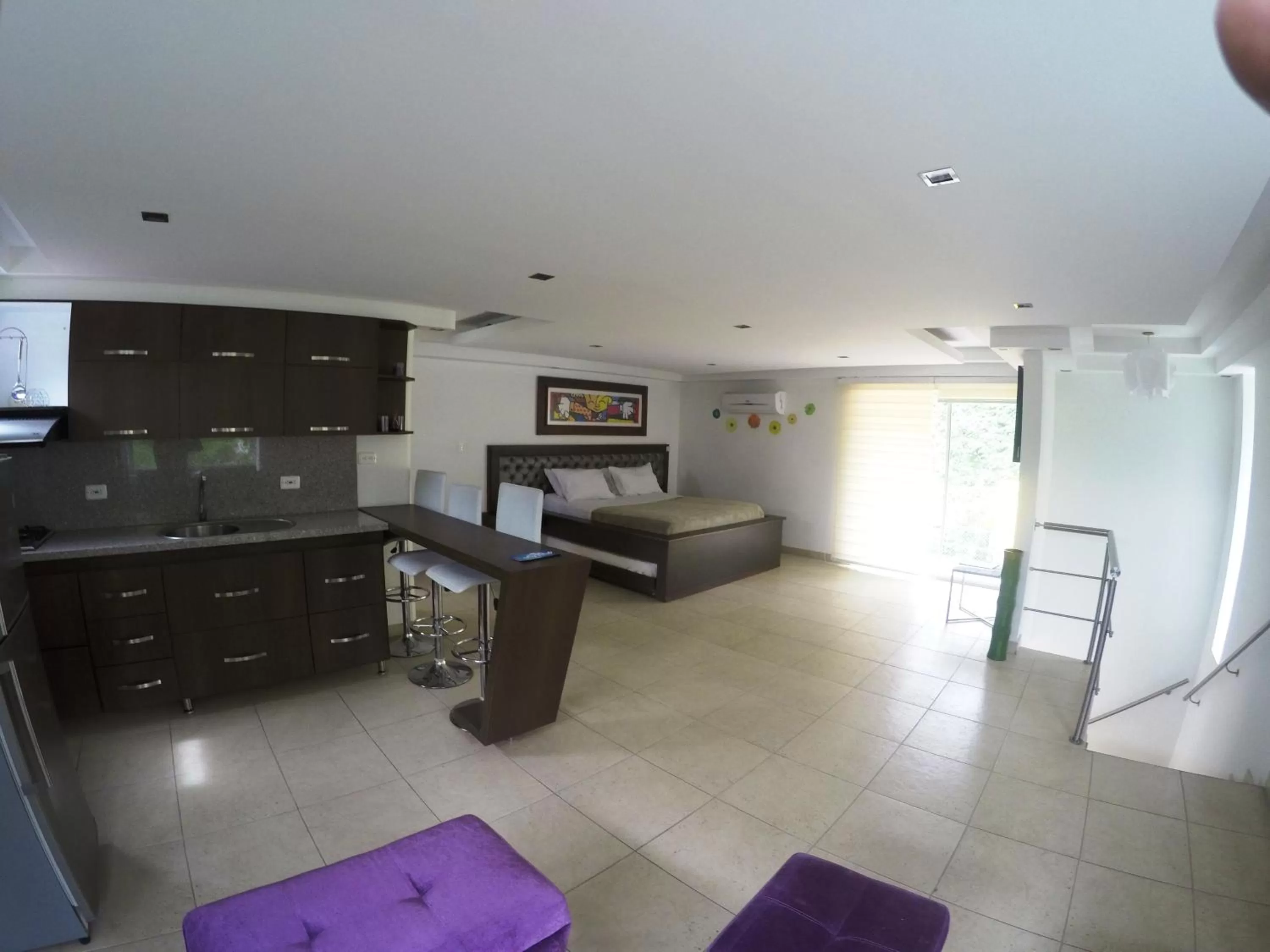 Bed in Sky Club Eco Hotel