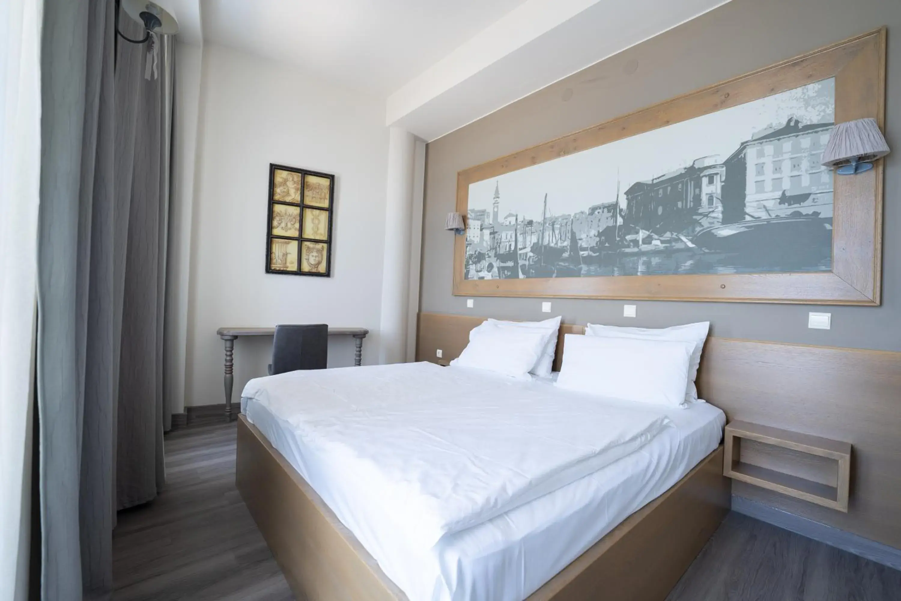 Bed in Hotel Piran