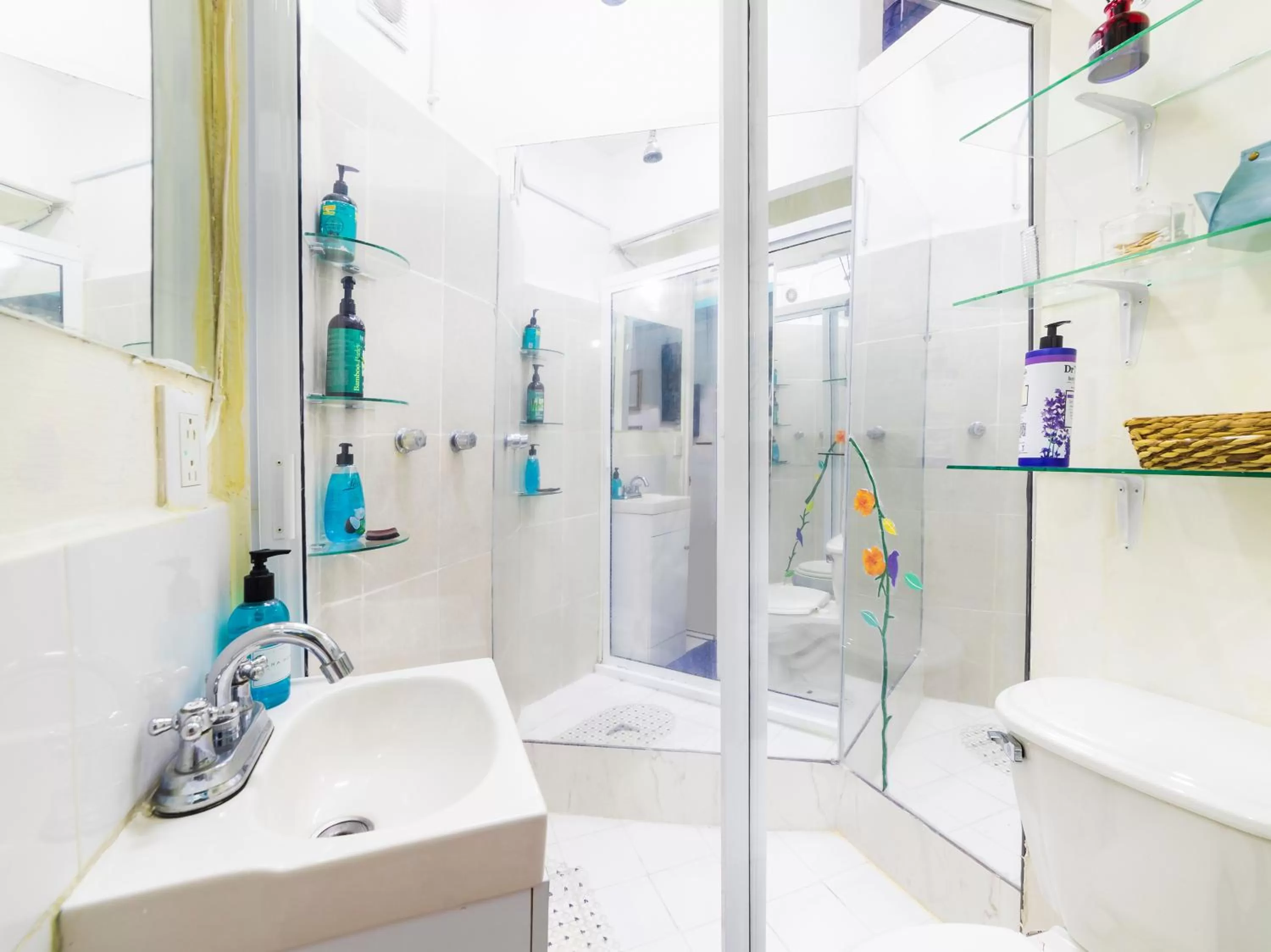 Shower in Casa Itzae B&B Polanquito Dog Friendly
