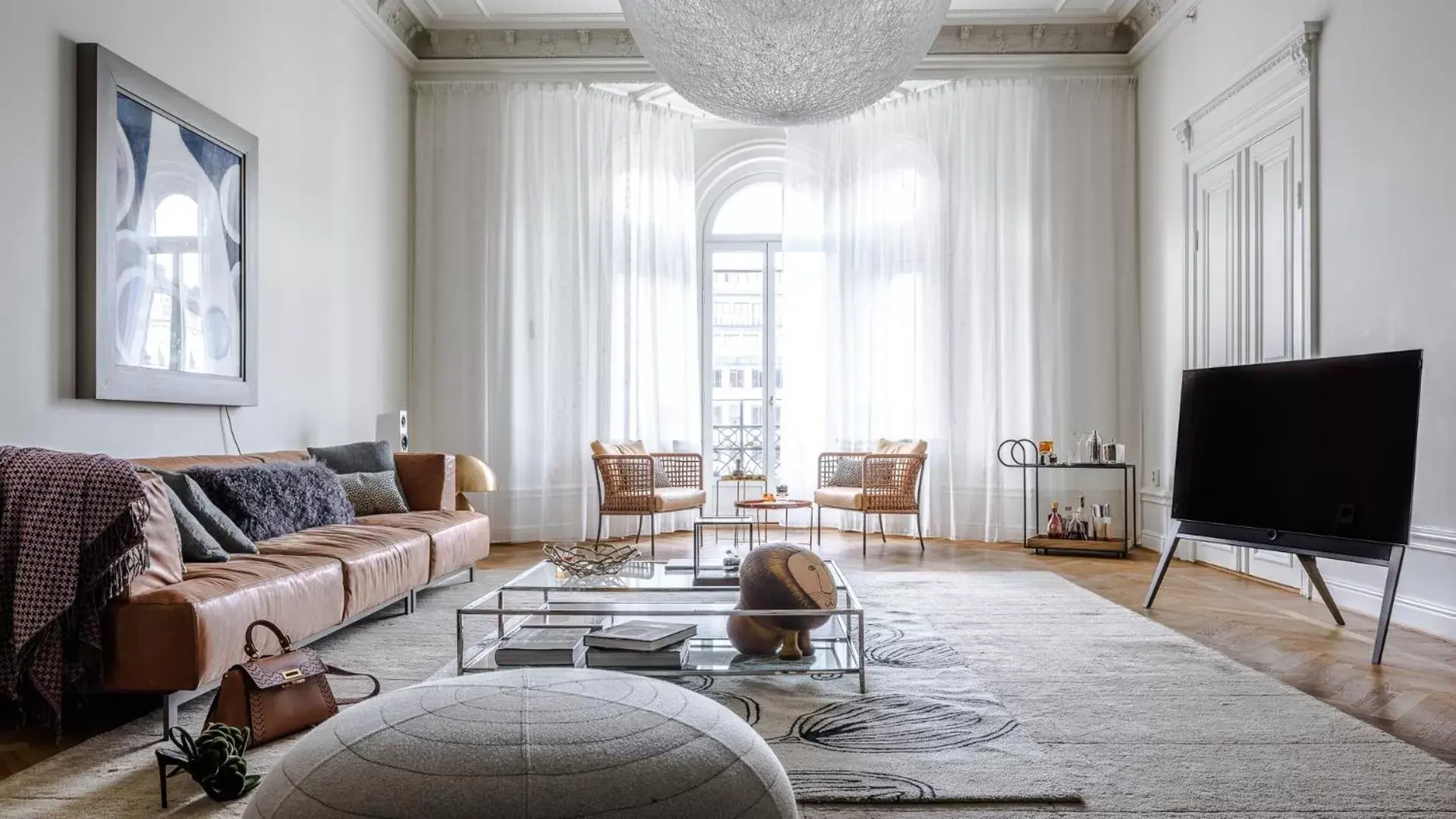 Living room, Seating Area in Nobis Hotel Stockholm, a Member of Design Hotels™