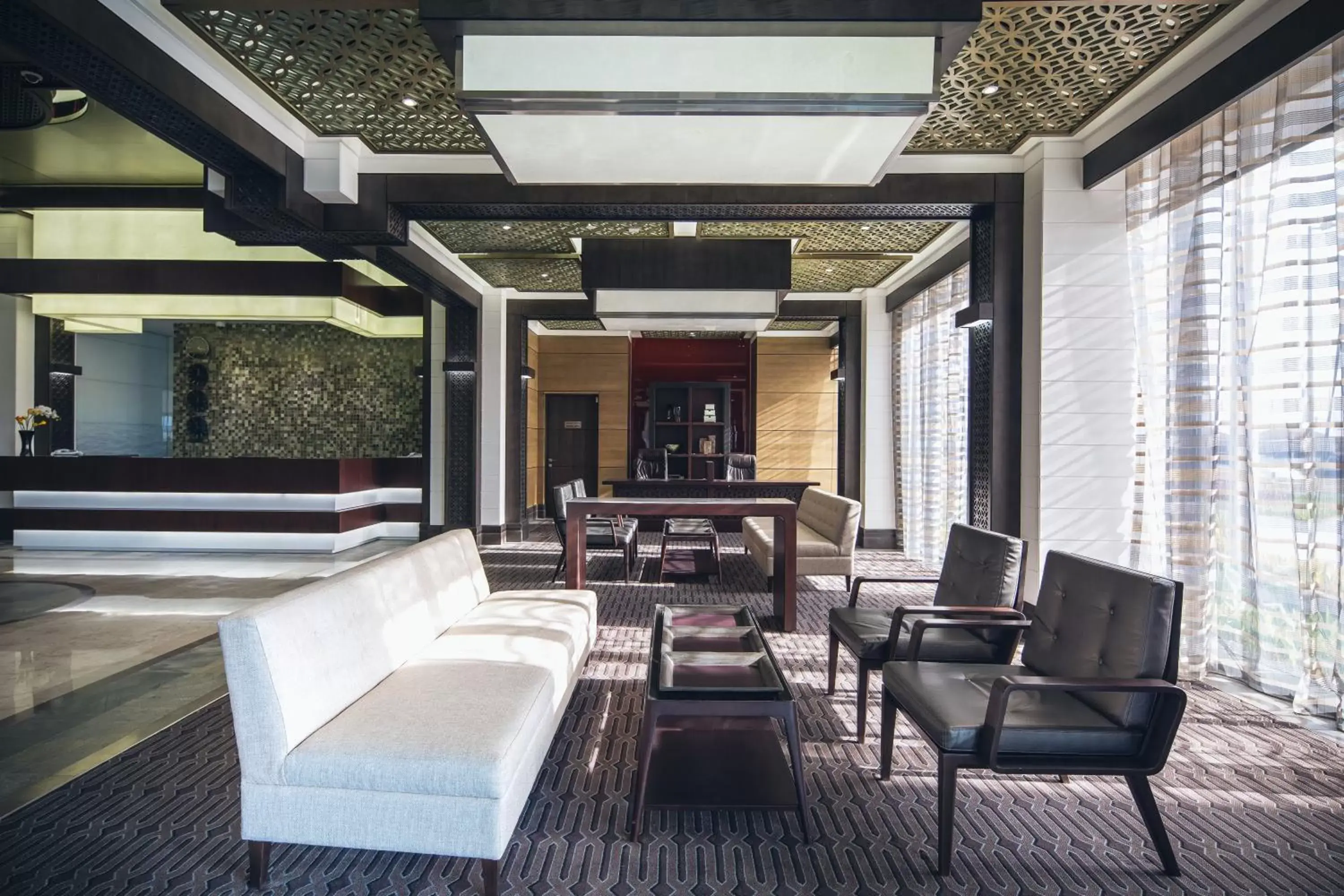 Lobby or reception, Lounge/Bar in Ayla Bawadi Hotel