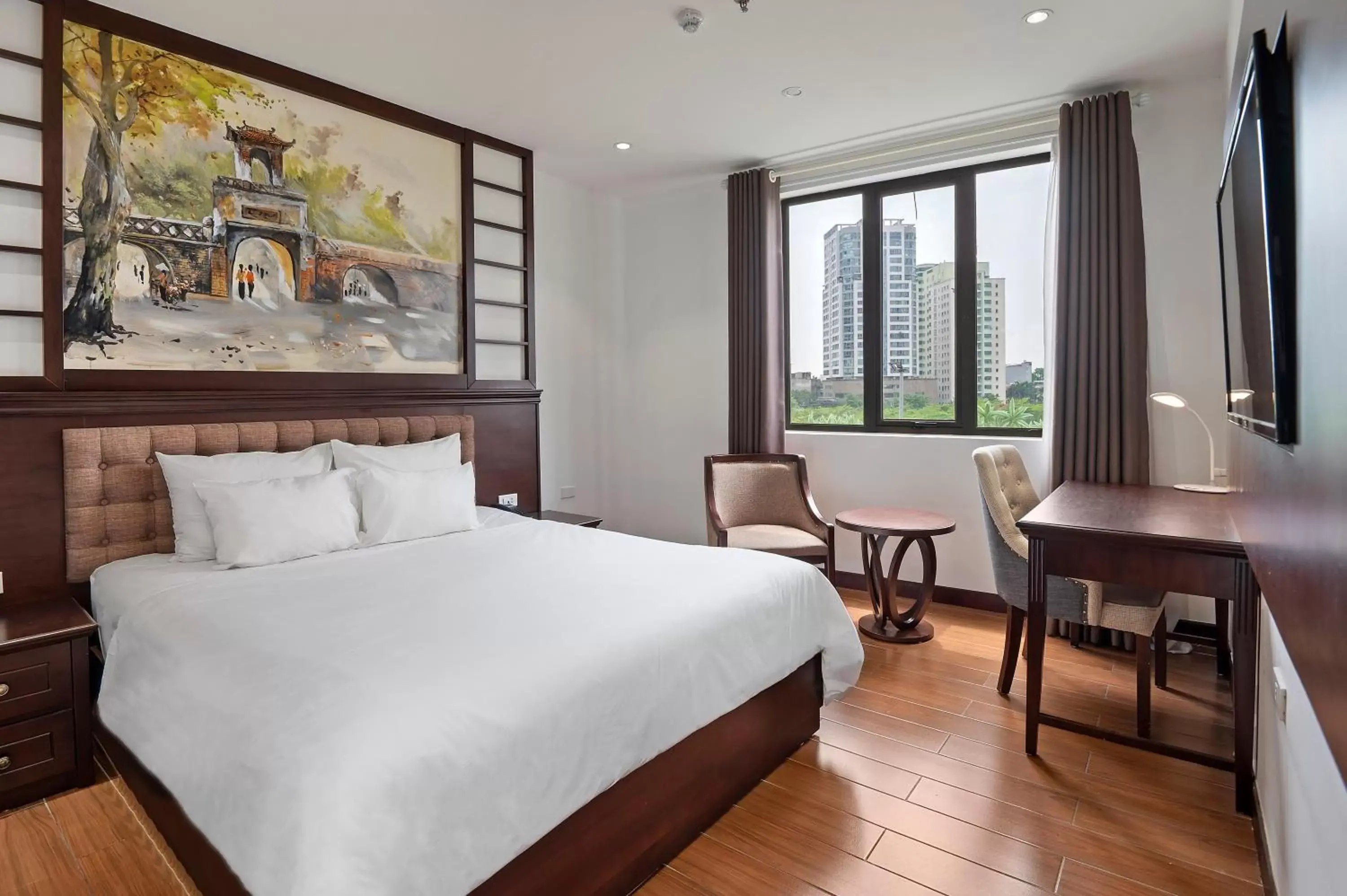 Bed in 22Land Residence Hotel & Spa Ha Noi