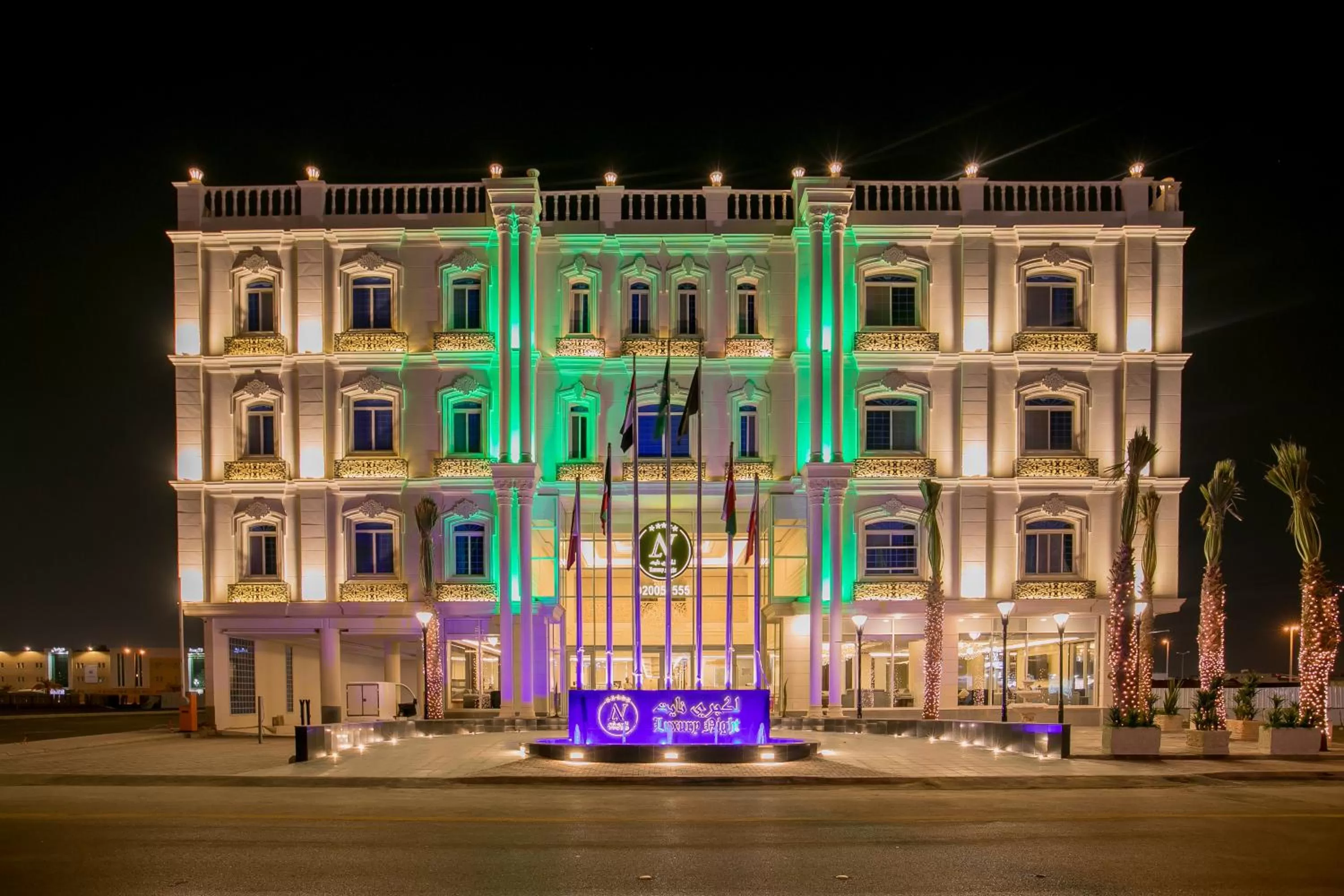 Property building in Luxury Night Al Mounisea