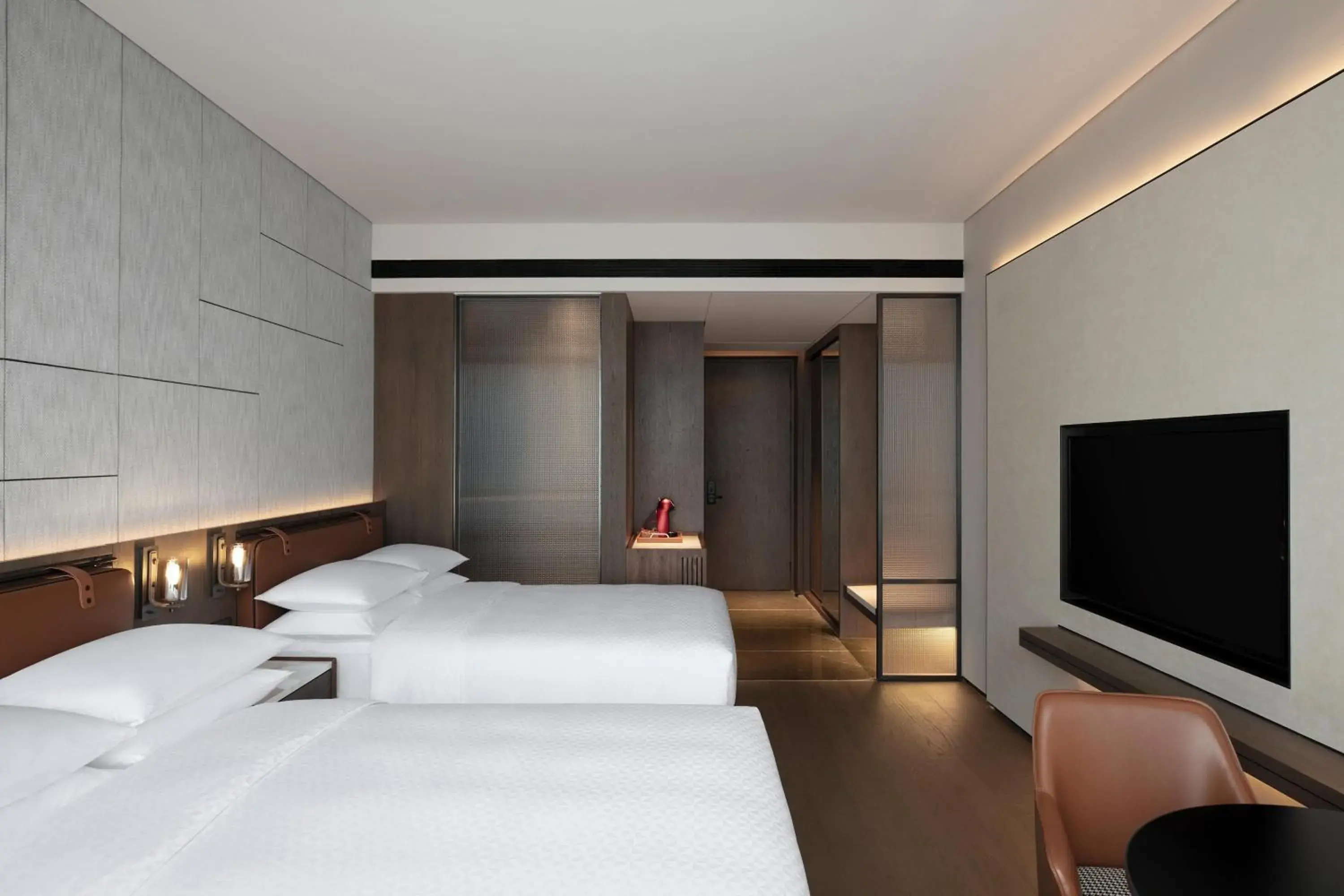 Deluxe, Guest room, 2 Twin/Single Bed(s), City view in Four Points by Sheraton Chengdu Tianfu New Area Deluxe, Guest room, 2 Twin/Single Bed(s), City view in Four Points by Sheraton Chengdu Tianfu New Area