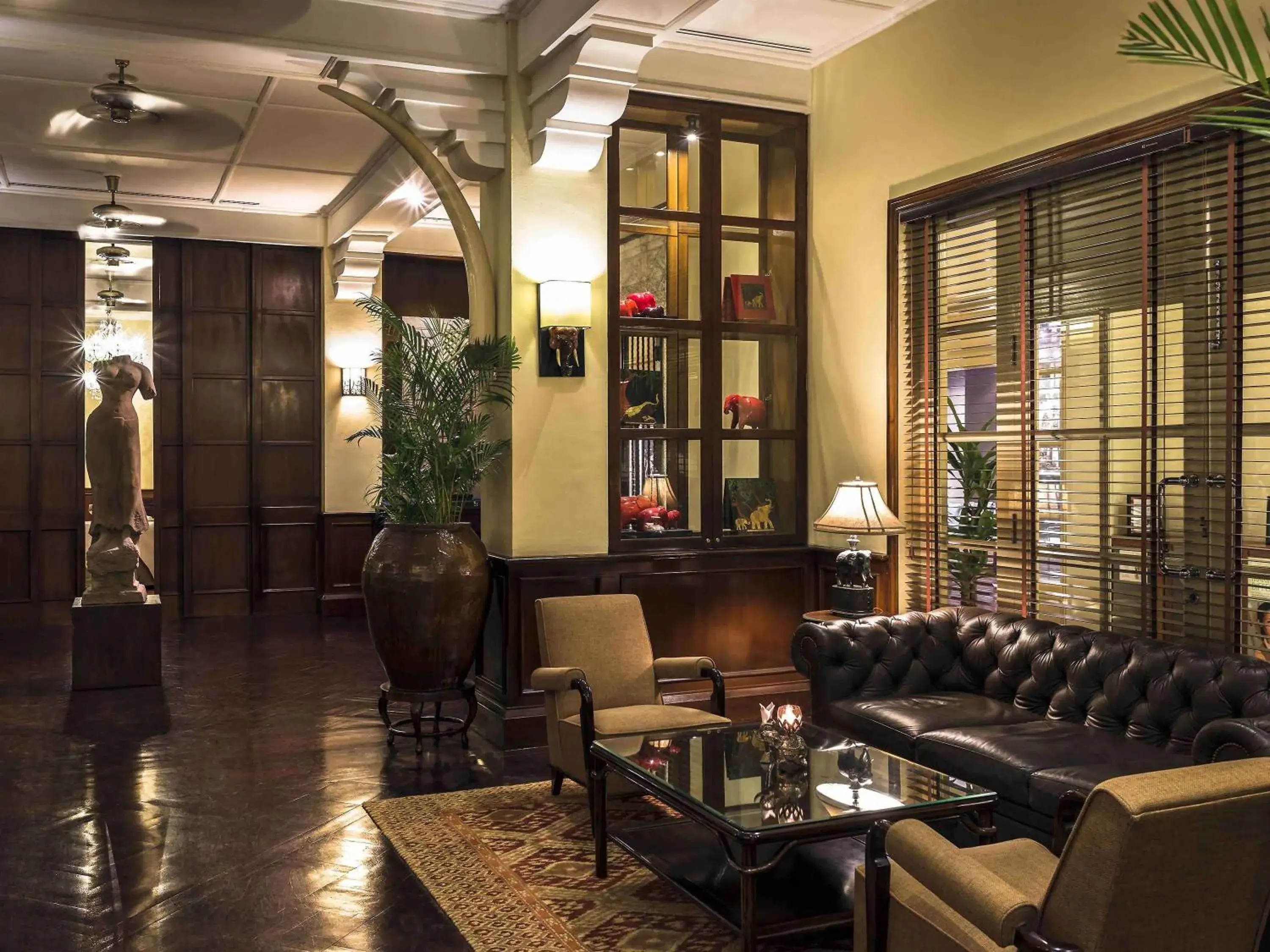 Lounge or bar, Lobby/Reception in Raffles Grand Hotel d'Angkor